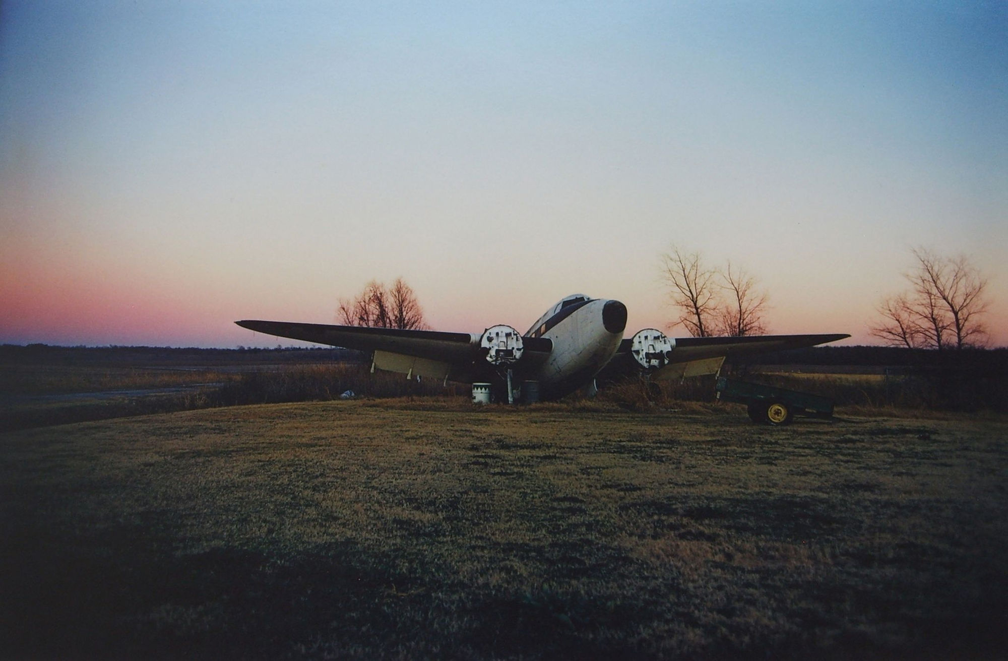 William Eggleston, Untitled (Twinkle Town Airport at Sunrise) from the "Southern Suite" portfolio., 1974 (Printed 1981)