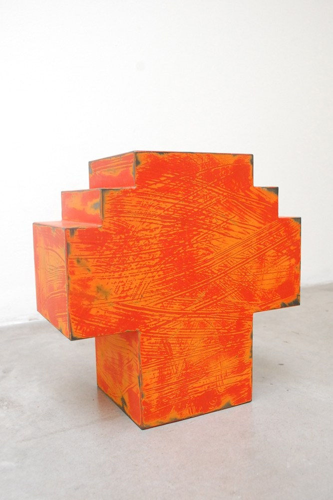 Michael Whiting, Mushroom (Red Orange over Orange), 2011