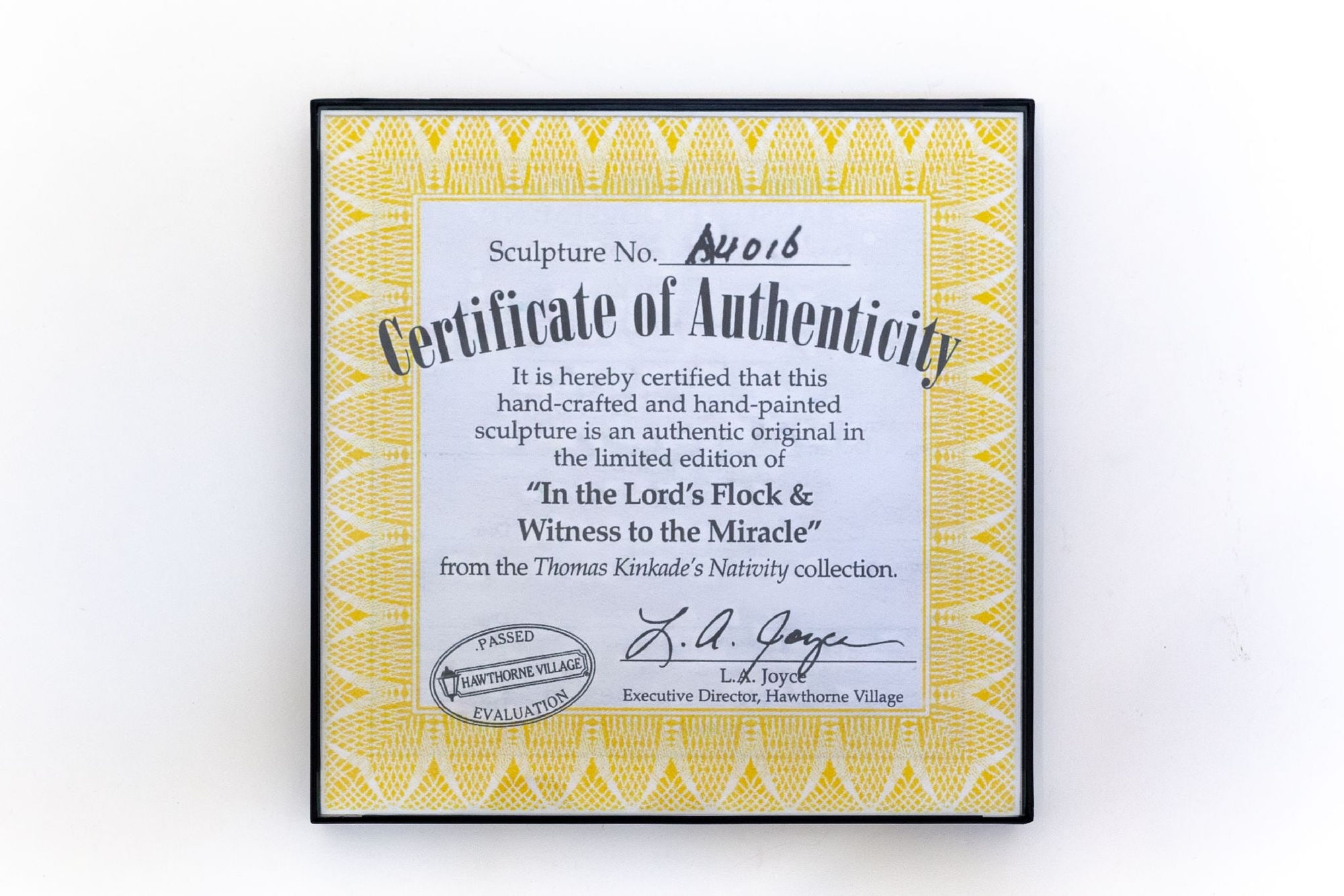 Jeffrey Vallance, Thomas Kinkade: The Lord's Flock & Witness to the Miracle