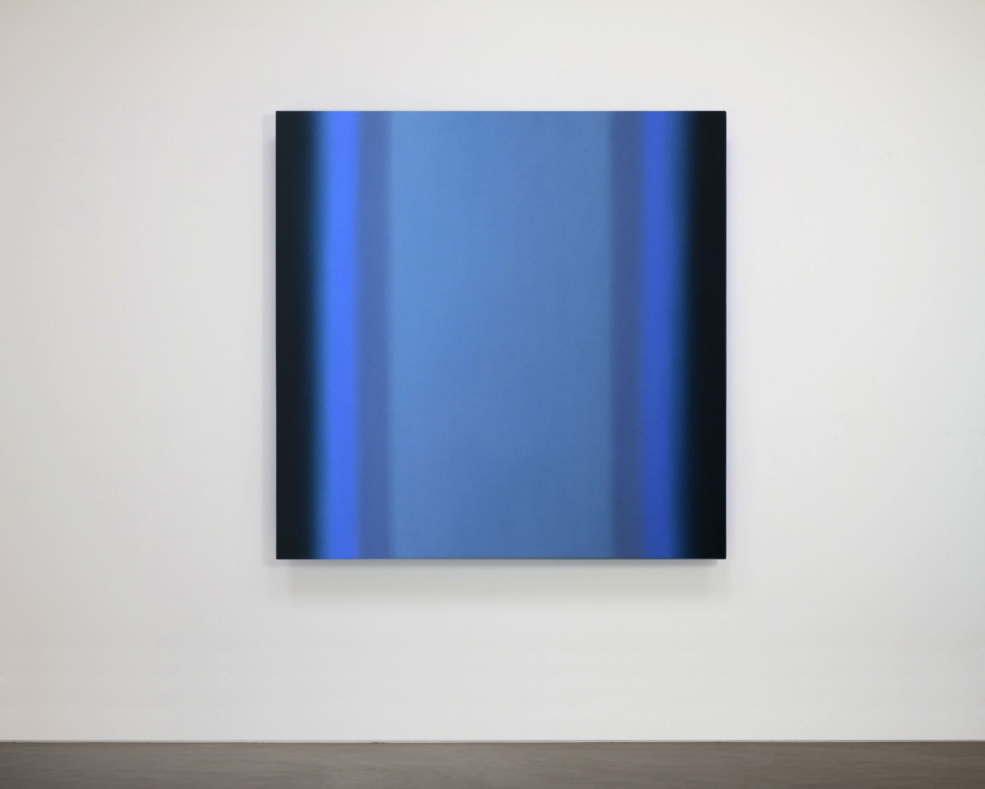 Ruth Pastine, Inevitability of Truth 5-S6060 Square (Blue Orange/Blue Violet), Inevitability of Truth Series, 2015