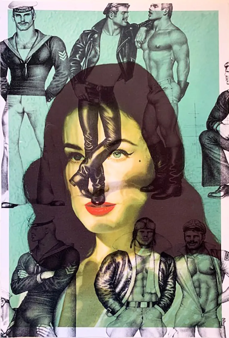 Tim Hailand, Dita Von Teese Los Angeles (on Tom of Finland toile), 2016