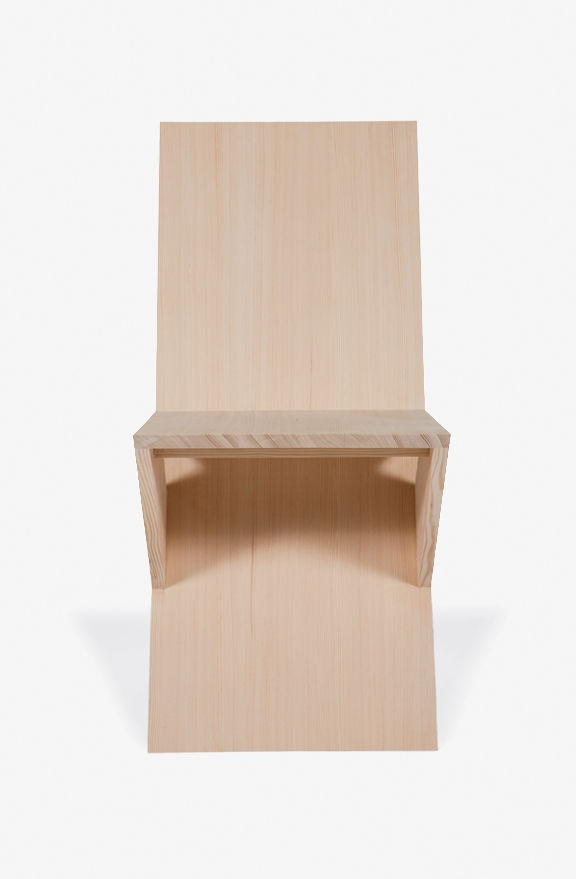 Michael Boyd for PLANEfurniture, PLANKseries 'Plank' sidechair / Douglas firDesigned in collaboration with Eric Lamers, 2011