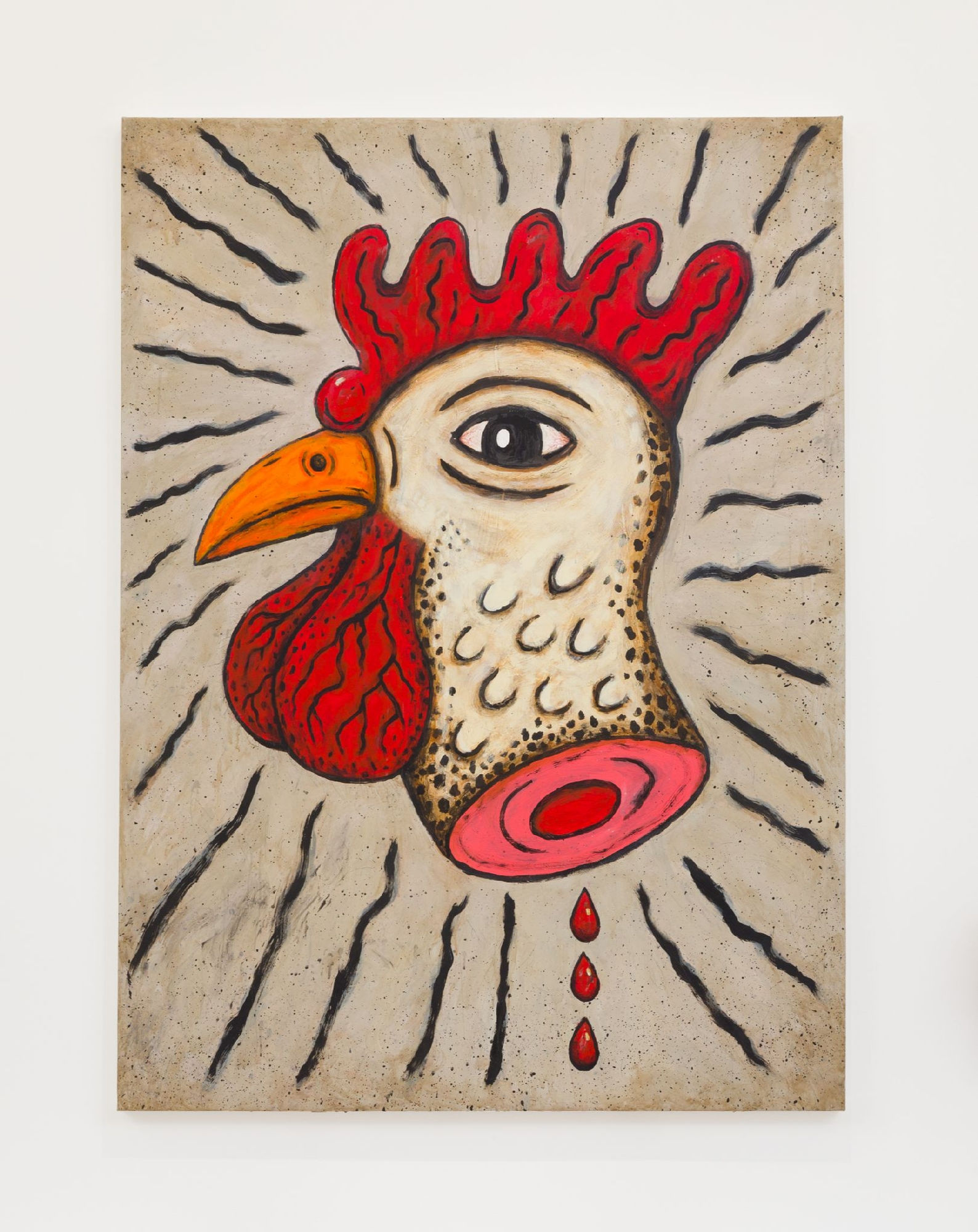 Jeffrey Vallance, Blinky the Friendly Hen, 2019