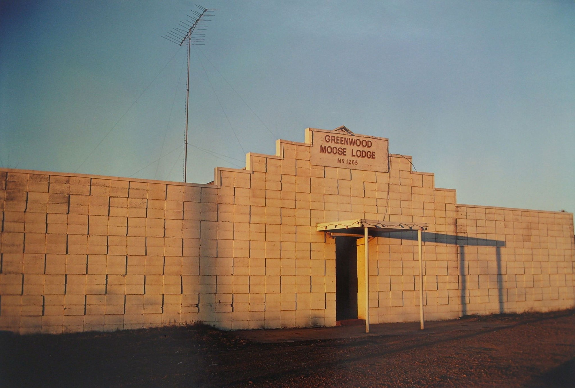 William Eggleston, Untitled (Greenwood Moose Lodge), from the "Southern Suite", 1972 (Printed appx. 1981)