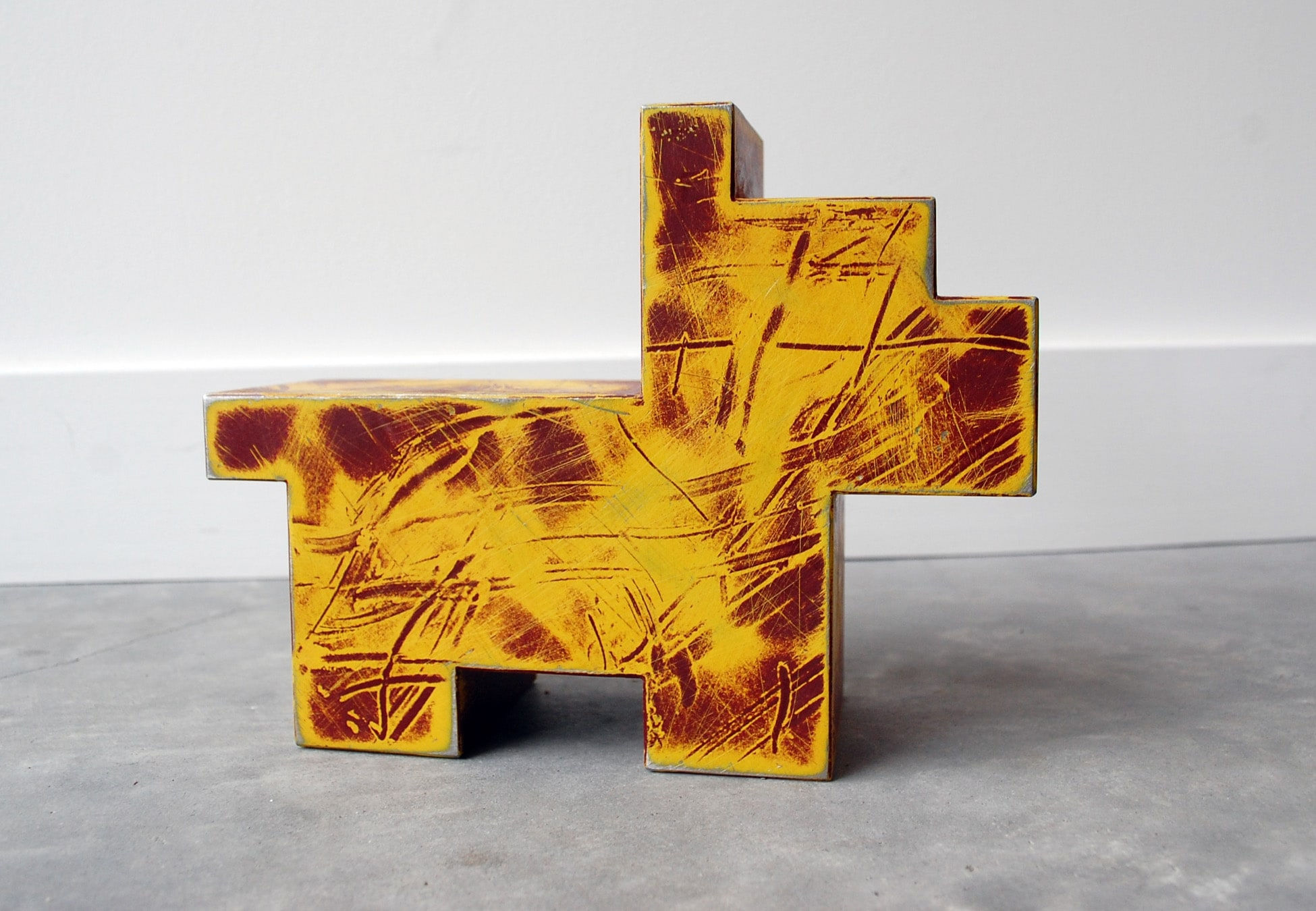 Michael Whiting, Puppy (Yellow over Red), 2011