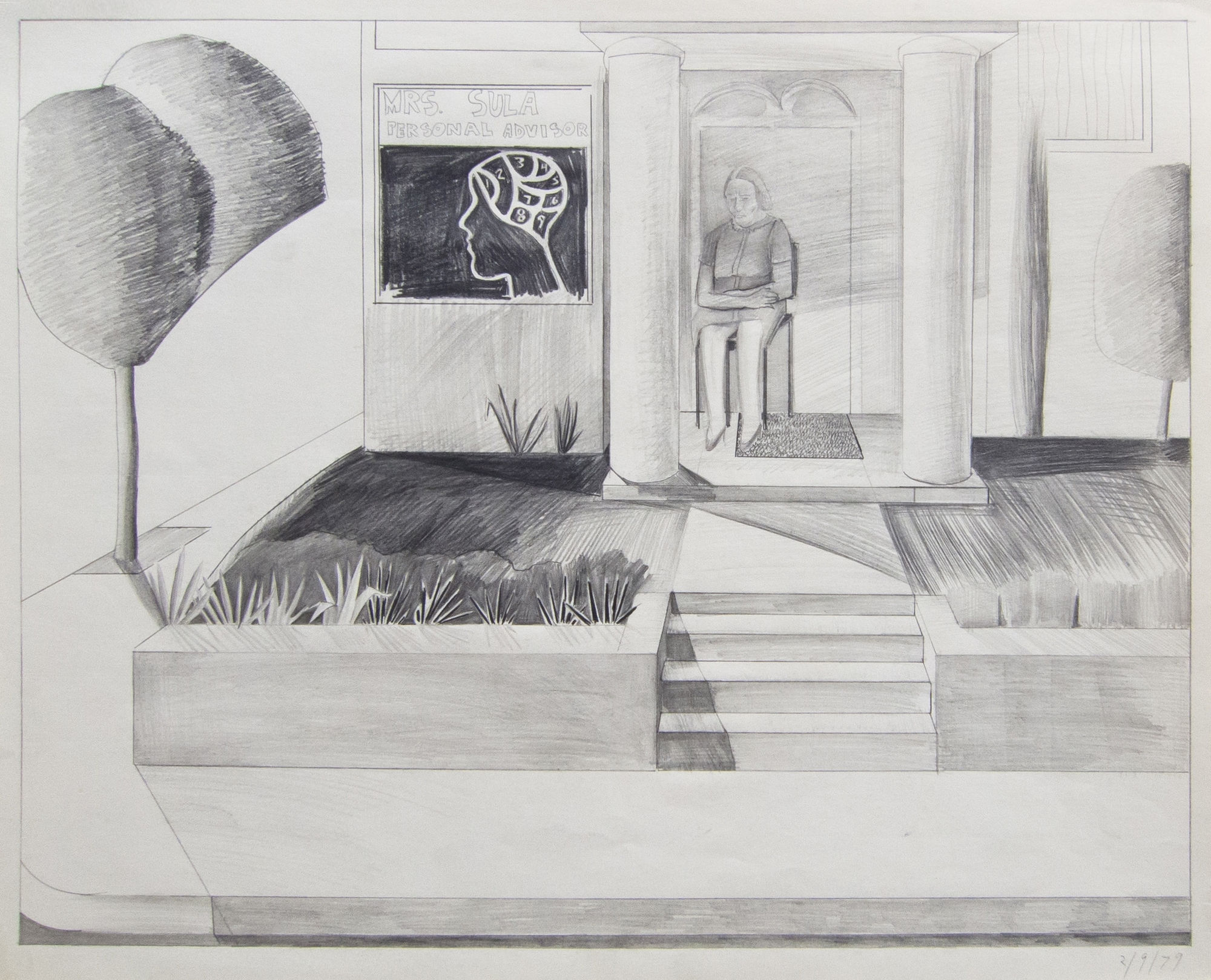 Patrick Angus, Mrs. Sula, Personal Advisor, 2/9/79, 1979