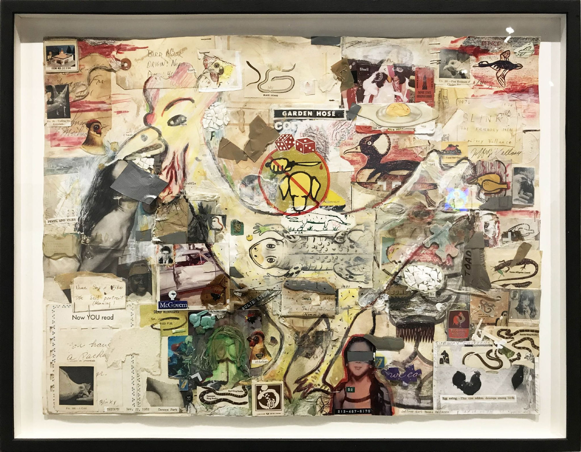 Jeffrey Vallance, Blinky Chicken, 1982