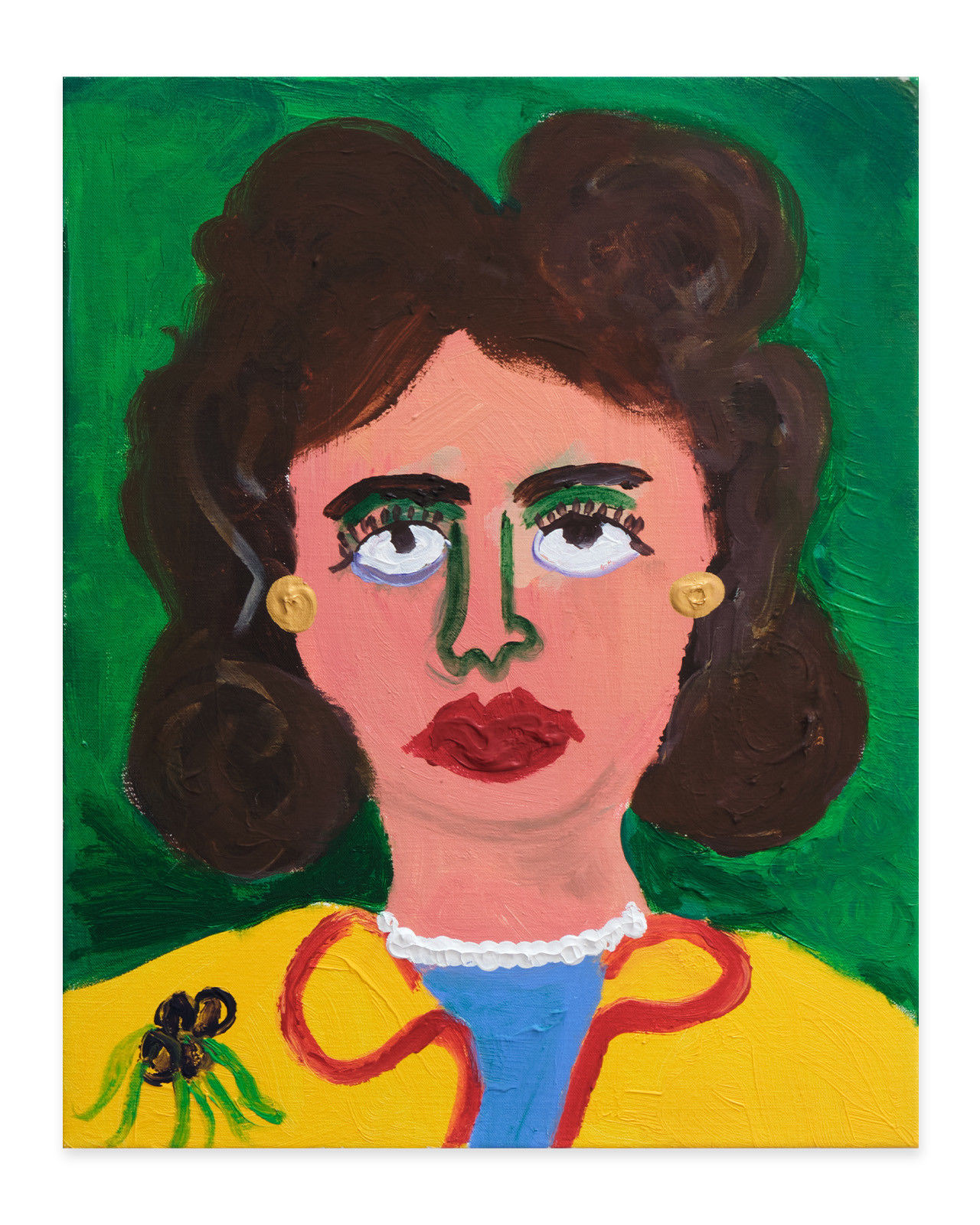 Isaac Benigson, Lady with the Rosette, 2023