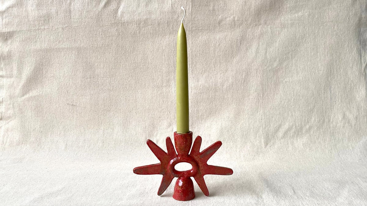 Wondering People, Jessica Tremaine, Blood Brush Rays Candleholder
