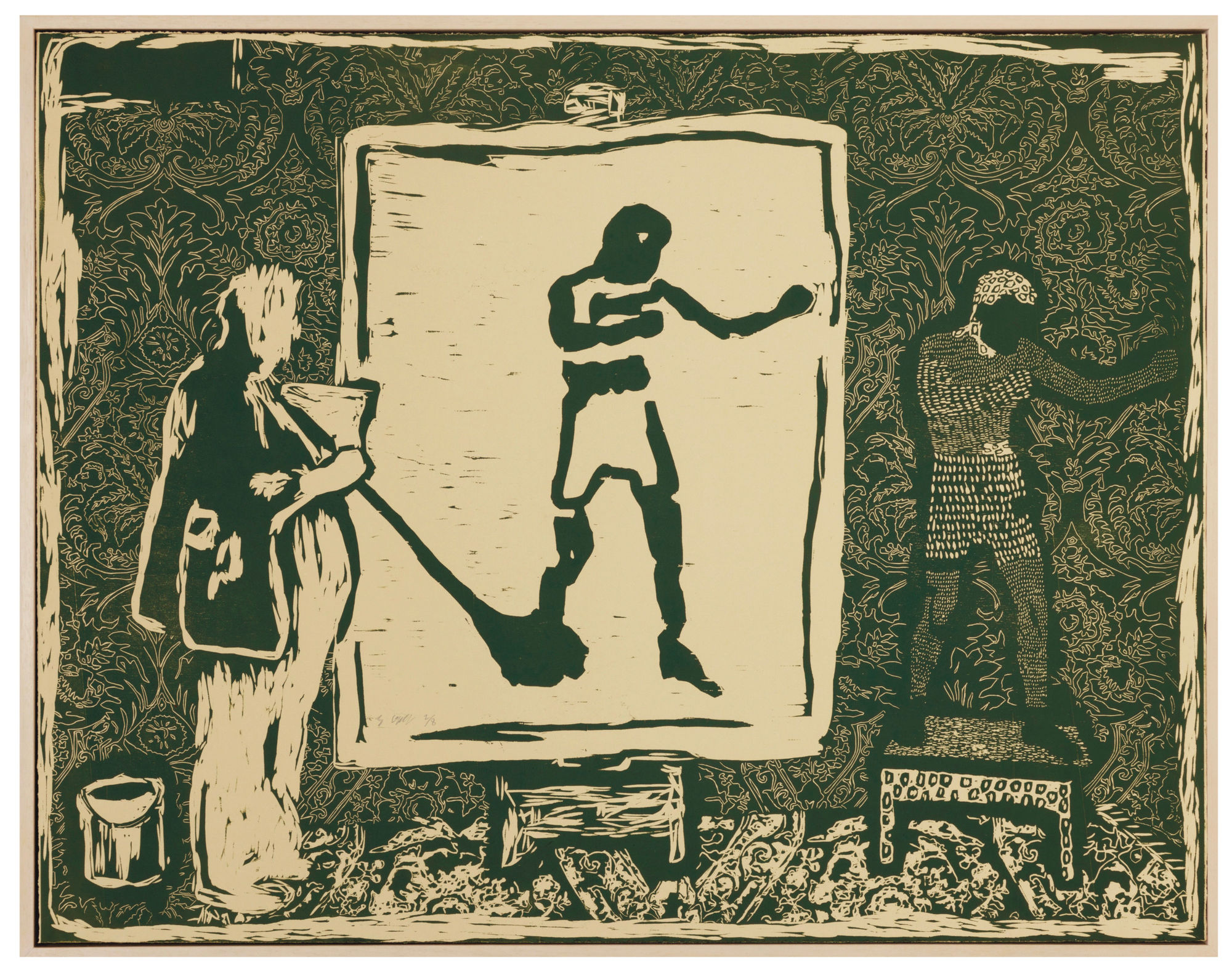 Jake Garfield, Man Painting A Boxer