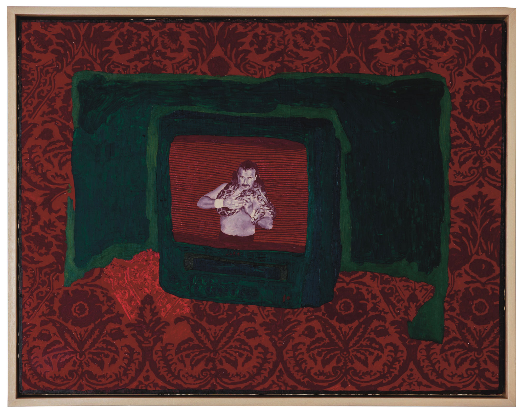 Jake Garfield, Man Holding A Snake On TV