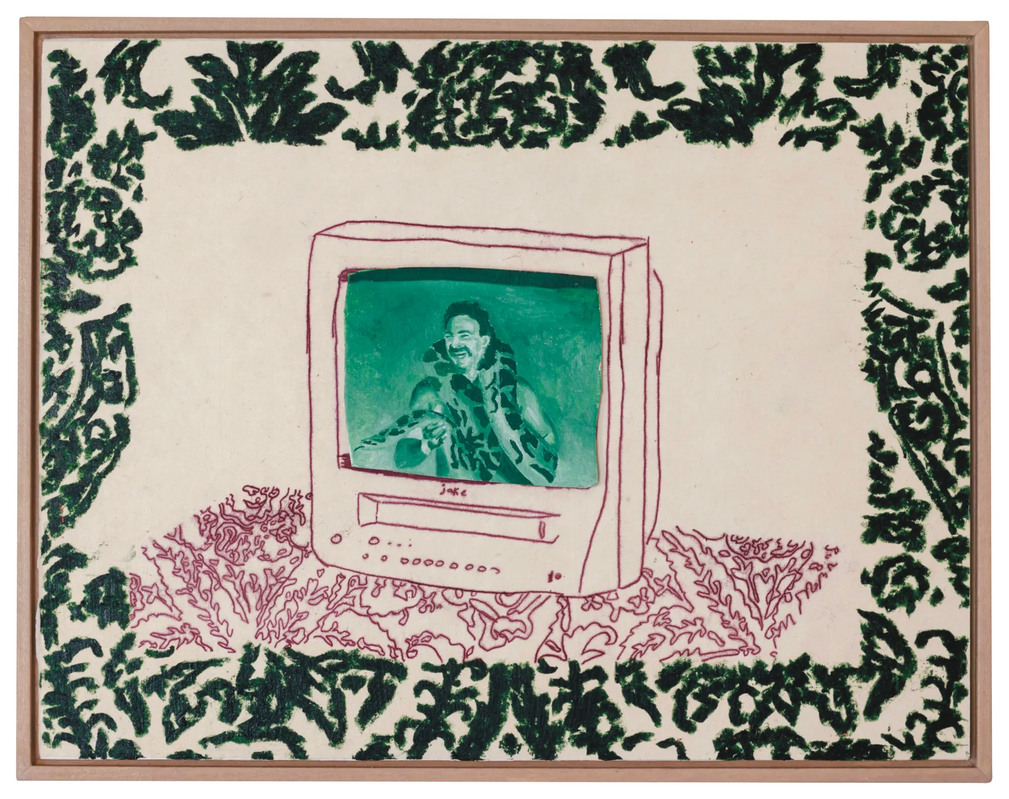 Jake Garfield, Man Holding A Snake On TV