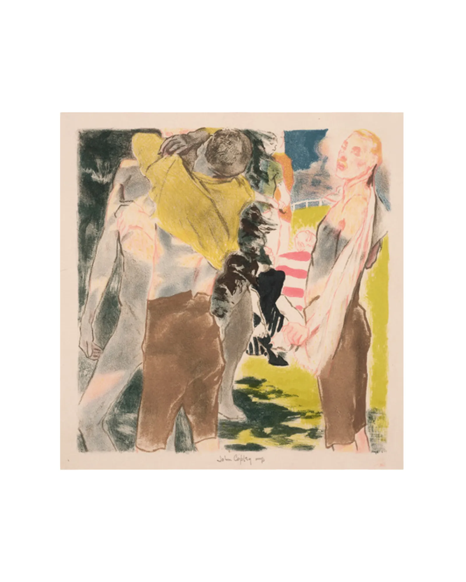 John Copley, Athletes Dressing