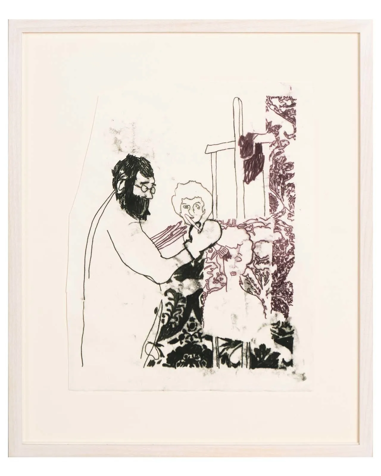 Jake Garfield, Man Painting A Painting