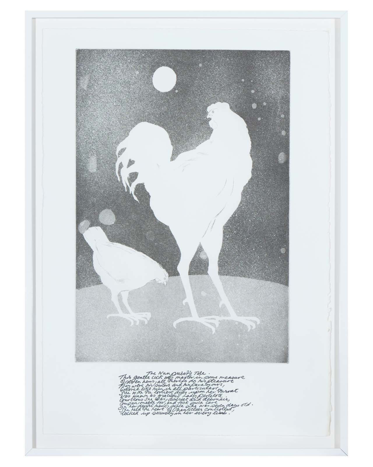 Elisabeth Frink, The Canterbury Tales: The Nun's Priest's Tale