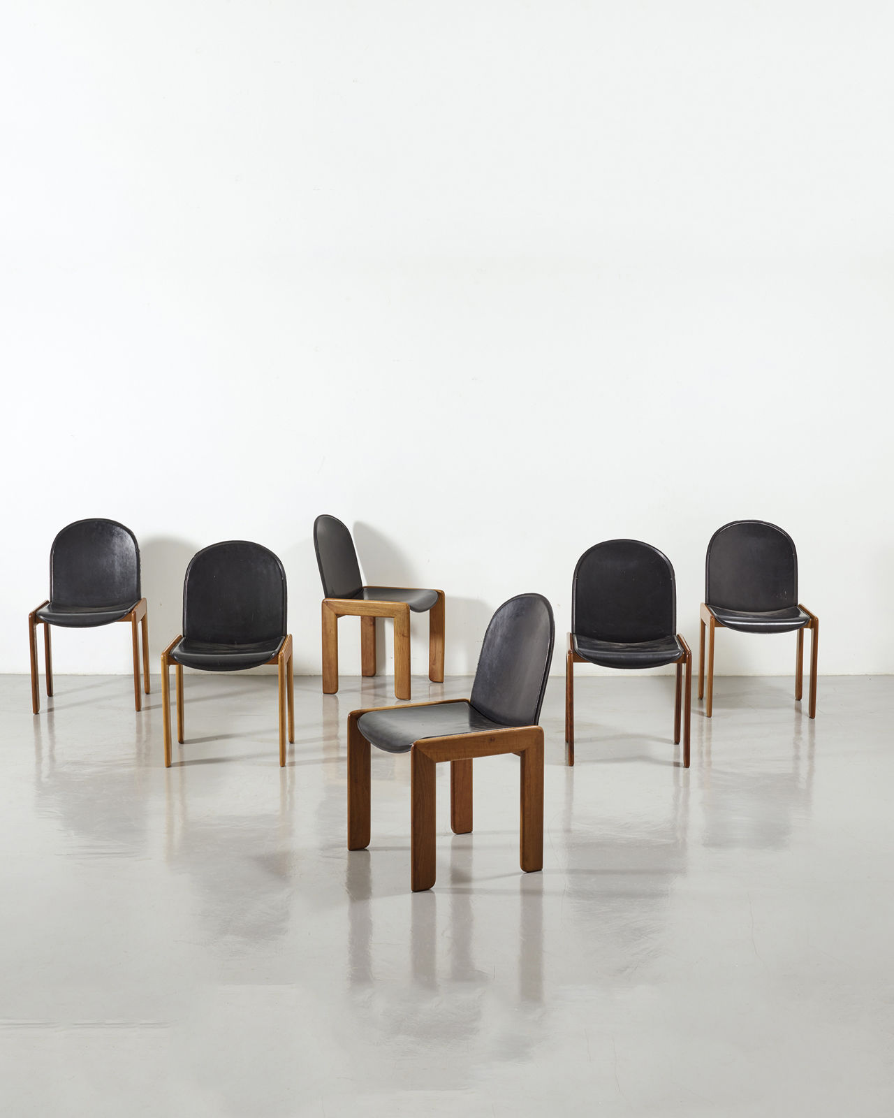 Afra & Tobia Scarpa, Set of six chairs