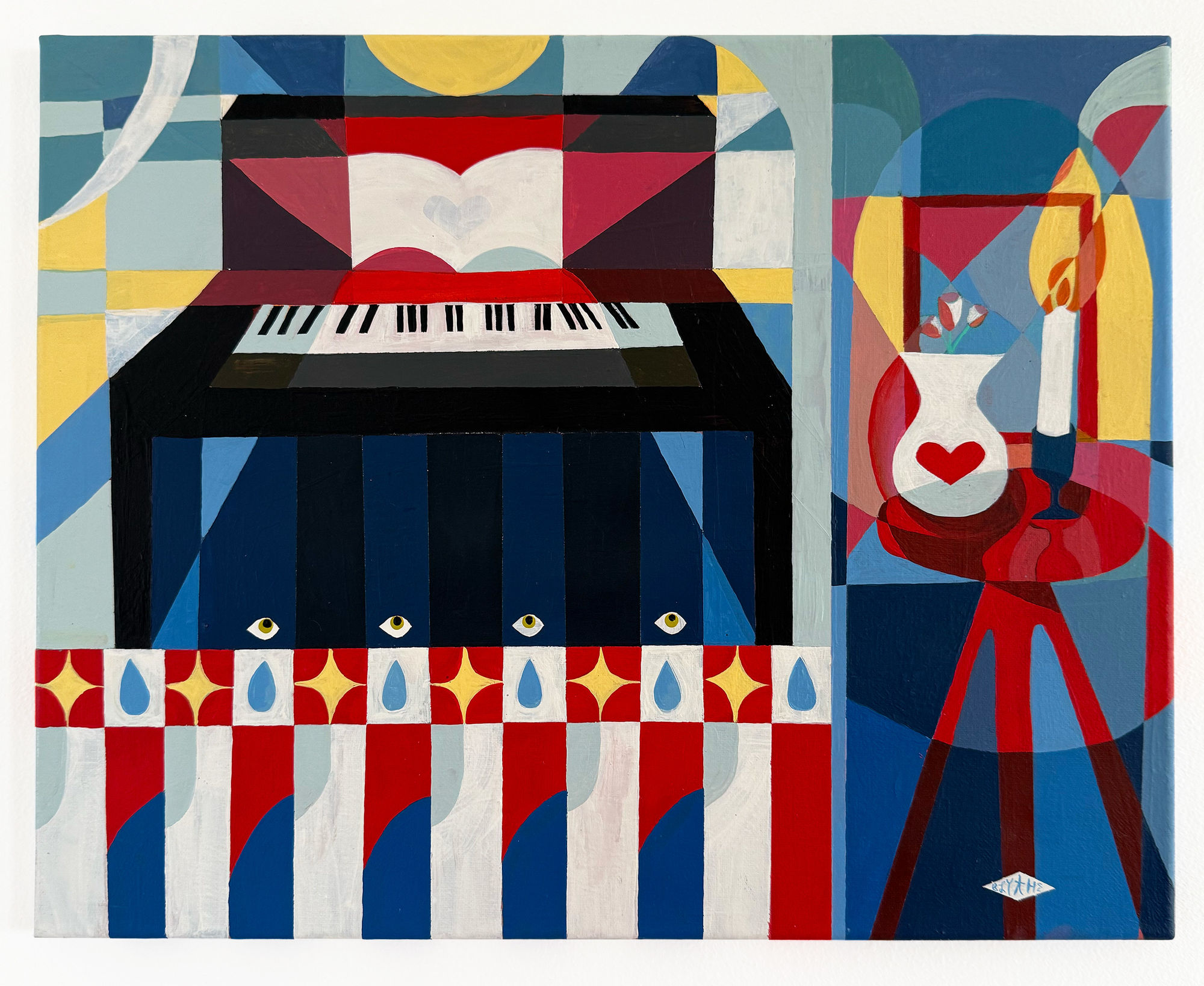 Blythe, piano & altar (first love), 2022