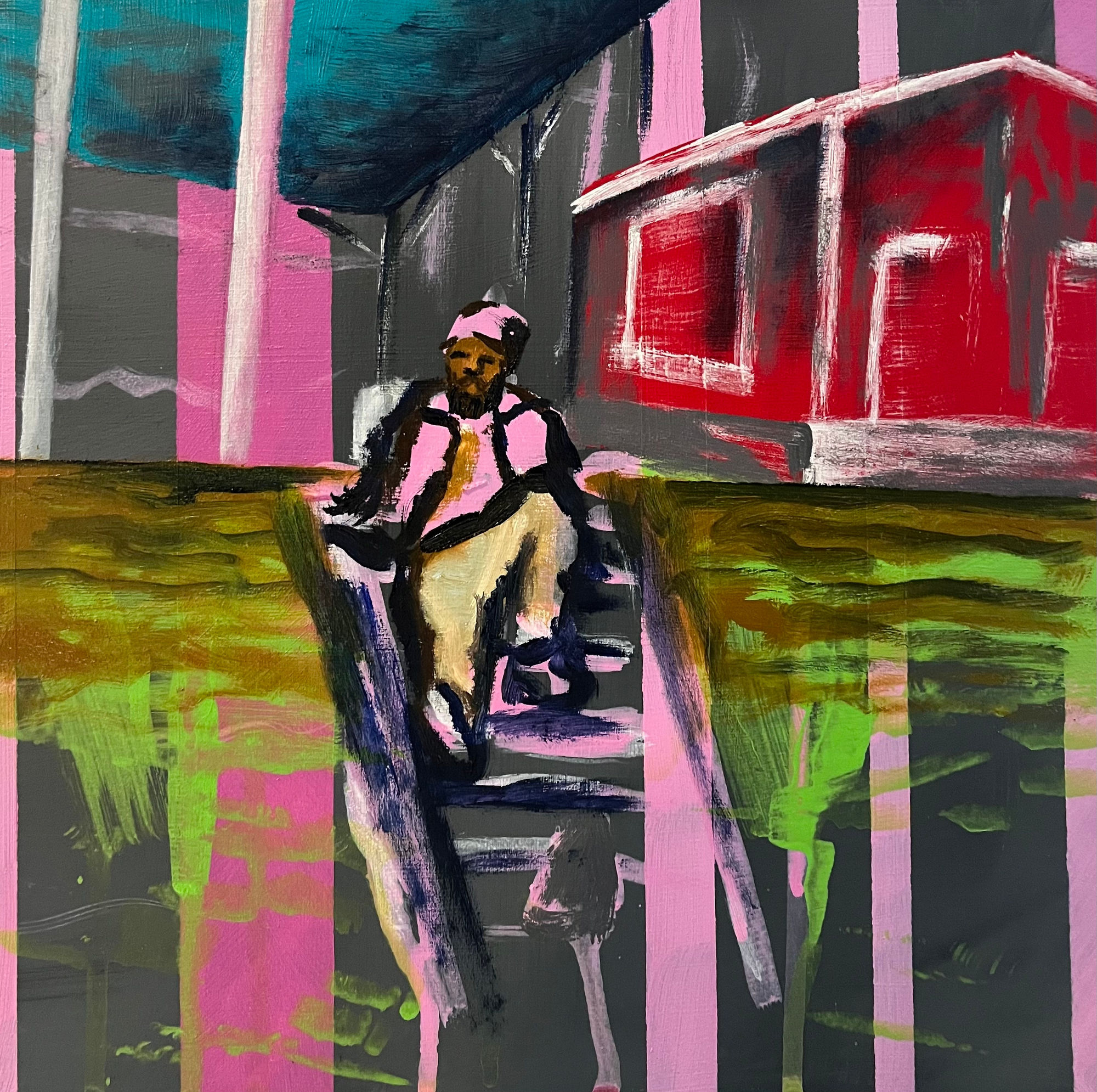 Omari Booker, Porch, 2025