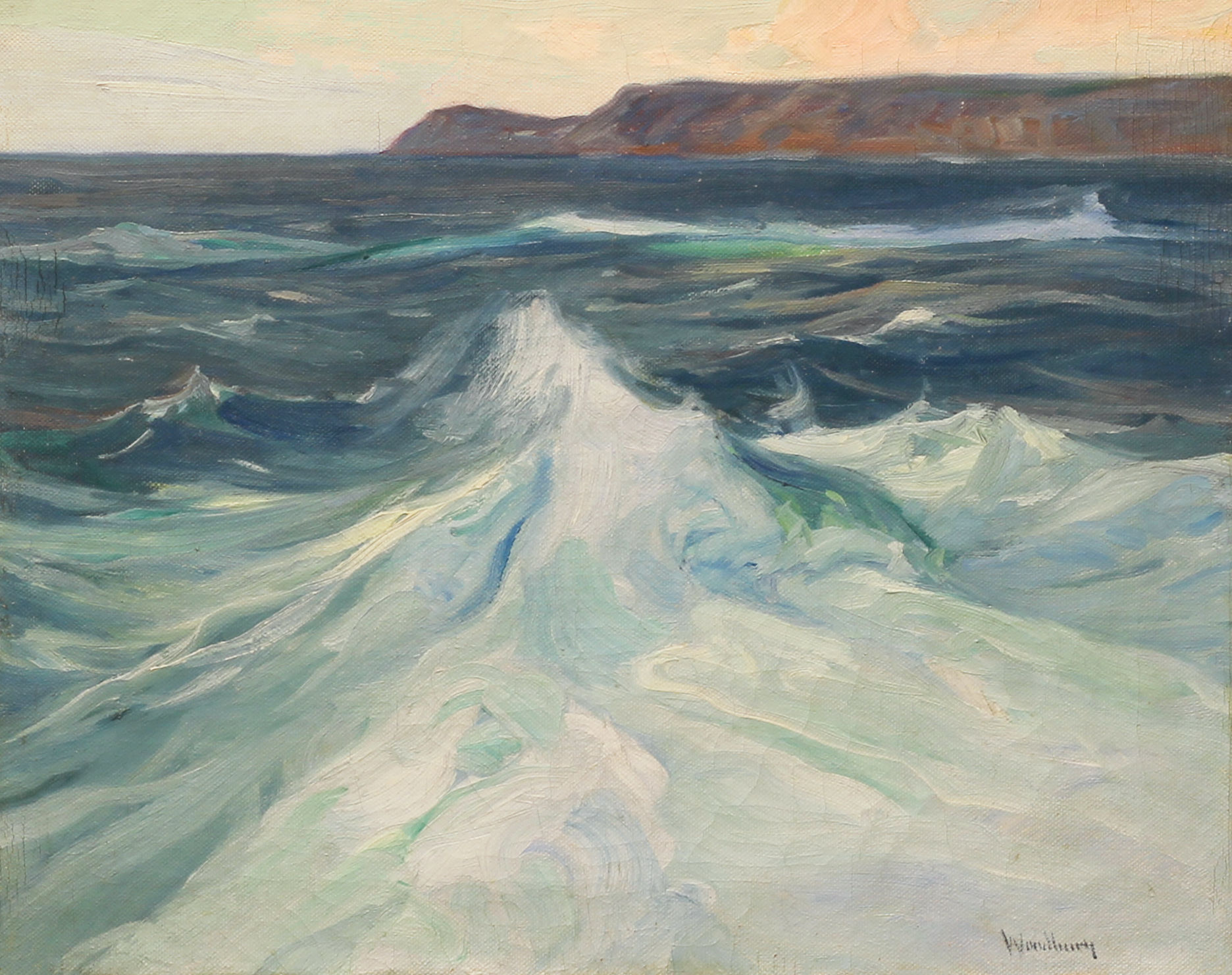 Charles Woodbury, Looking South From Perkins Cove , 1910