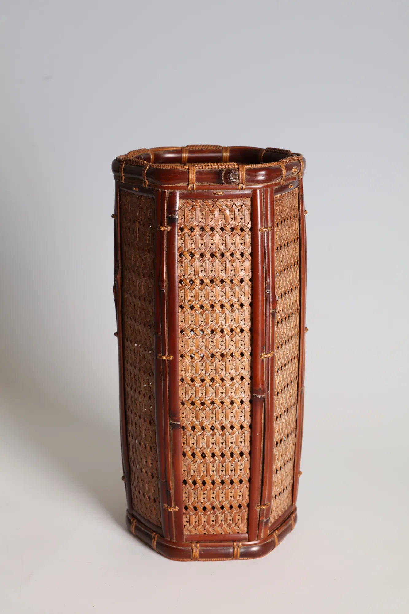 Sasaki Kogakusai, Hexagonal Flower Basket, 1930s