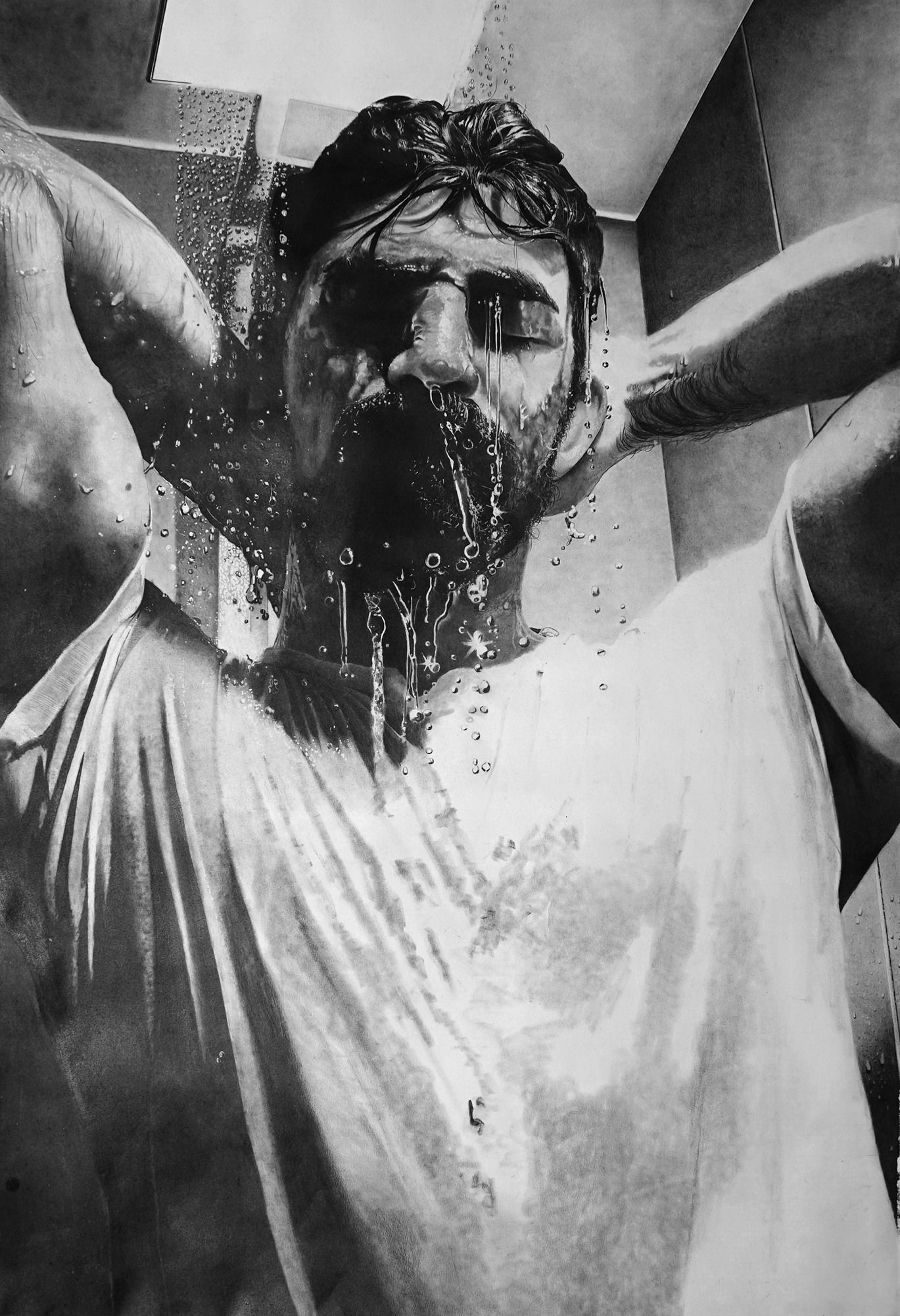 Juan Pablo Mejías, Retrato de Alonso bajo el agua, 2023