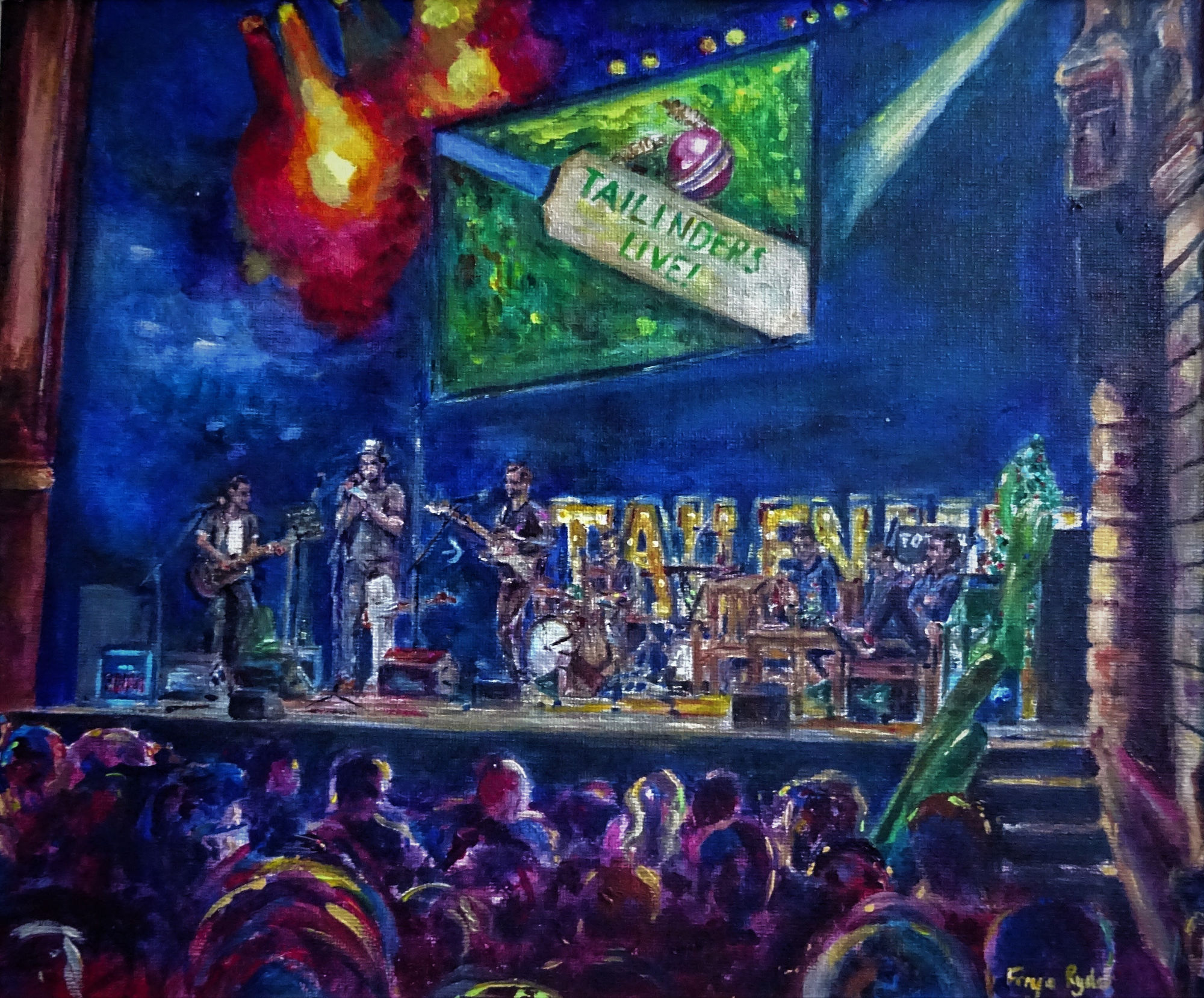 Freya Ryder, Tailenders celebrate Chrismarch at The Palace, 2020