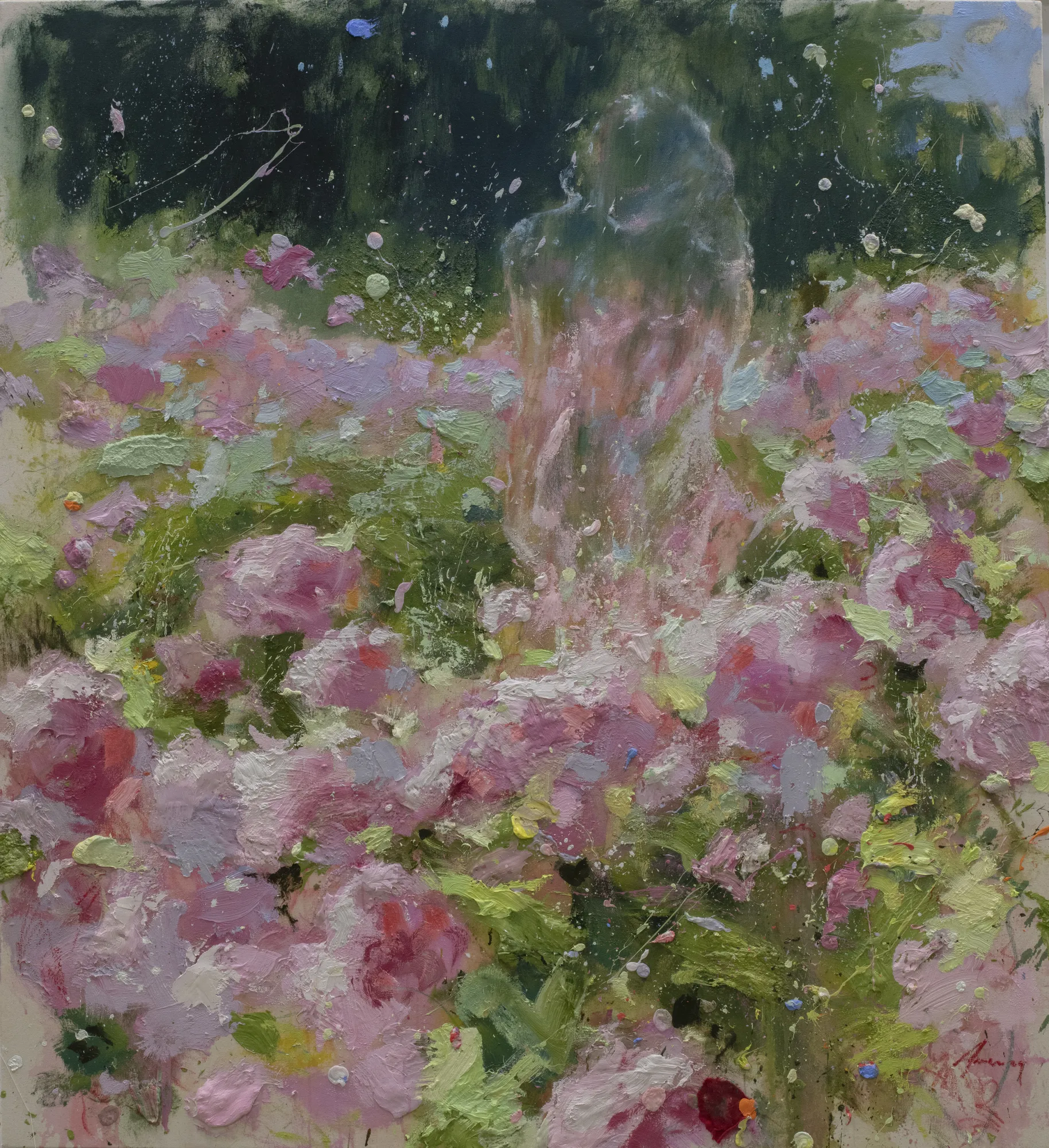 Reynier Llanes, Surfing on pollen, 2024