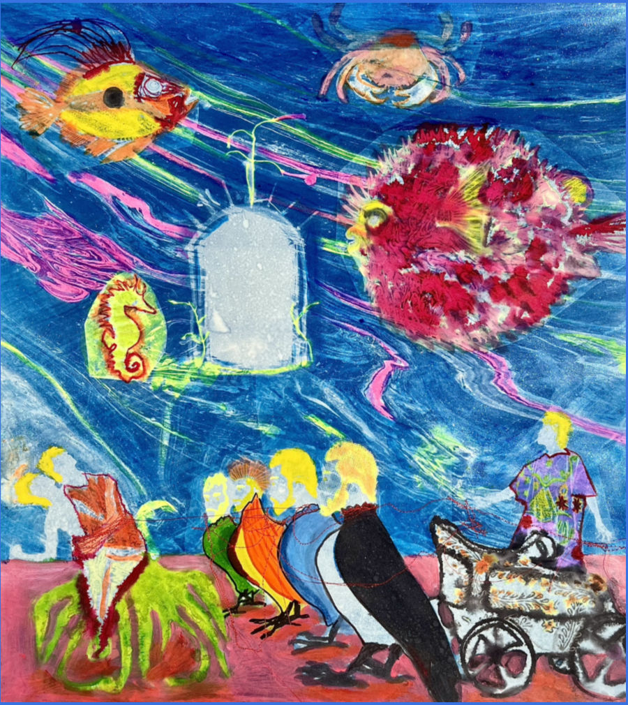 Ivan Forde, 9 Views Of The Gateway To The Sea Above Heaven #1 (touch of water), 2025