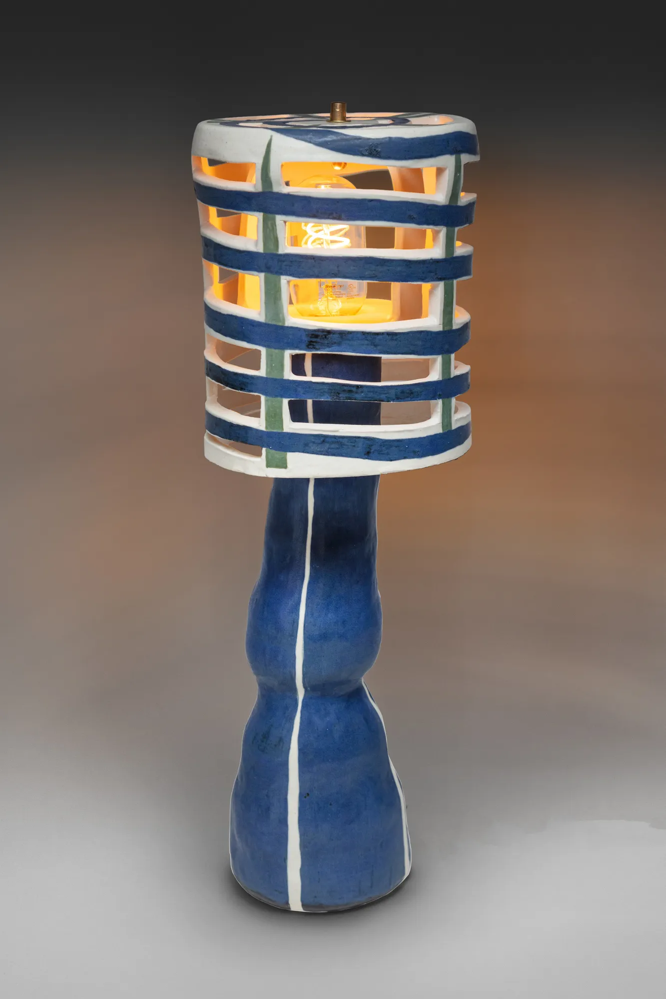 Rebecca Boraz, Snake in the Grass Lamp, 2025