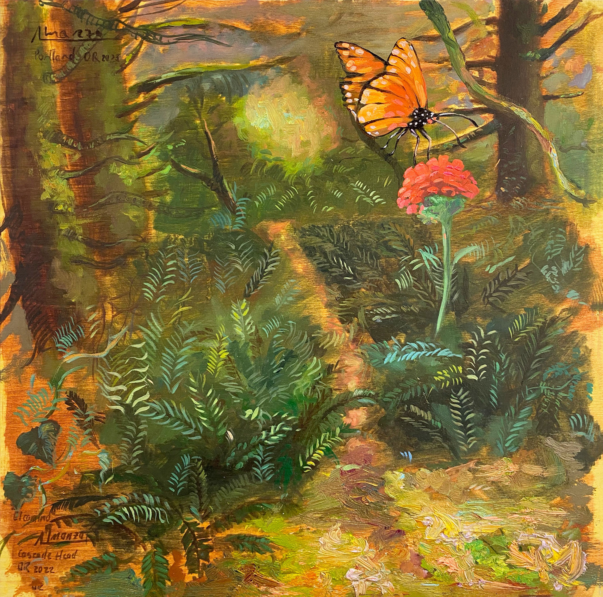 Orlando Almanza, The Path of the Monarch Butterfly (SITKA) , 2022-2023