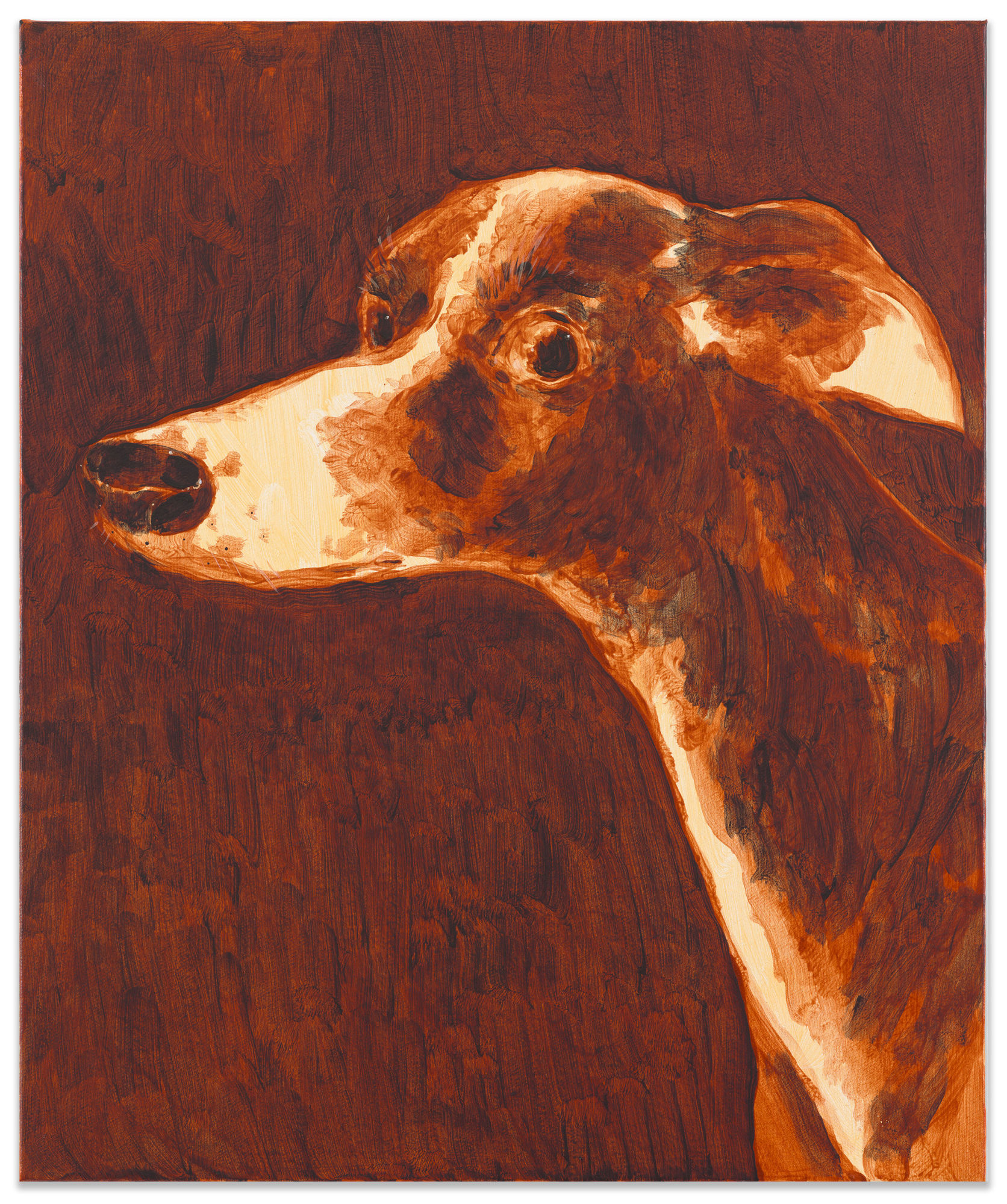 David Surman, Dog with a long nose , 2024