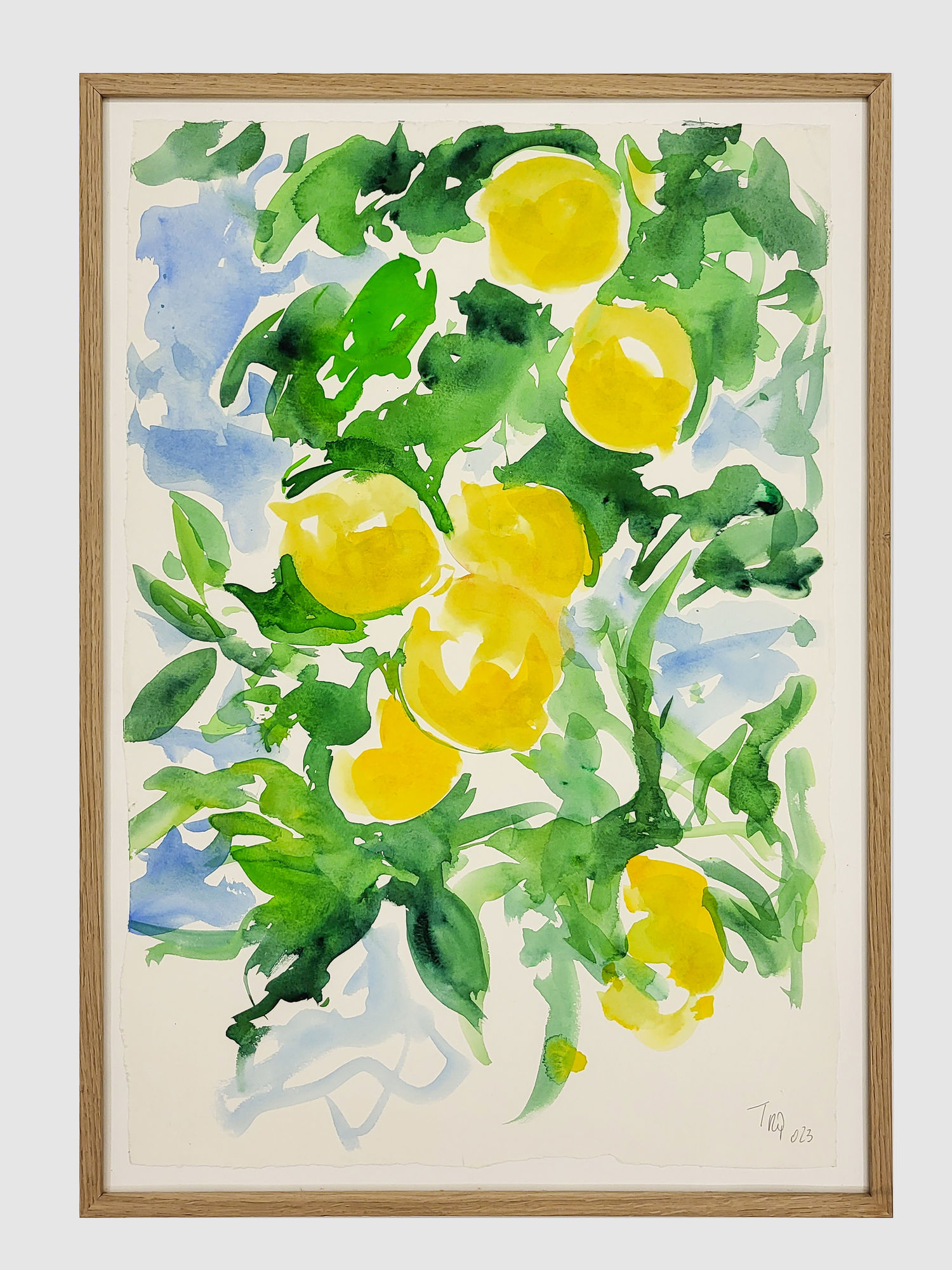 Gérard TRAQUANDI, Le citronnier, 2023