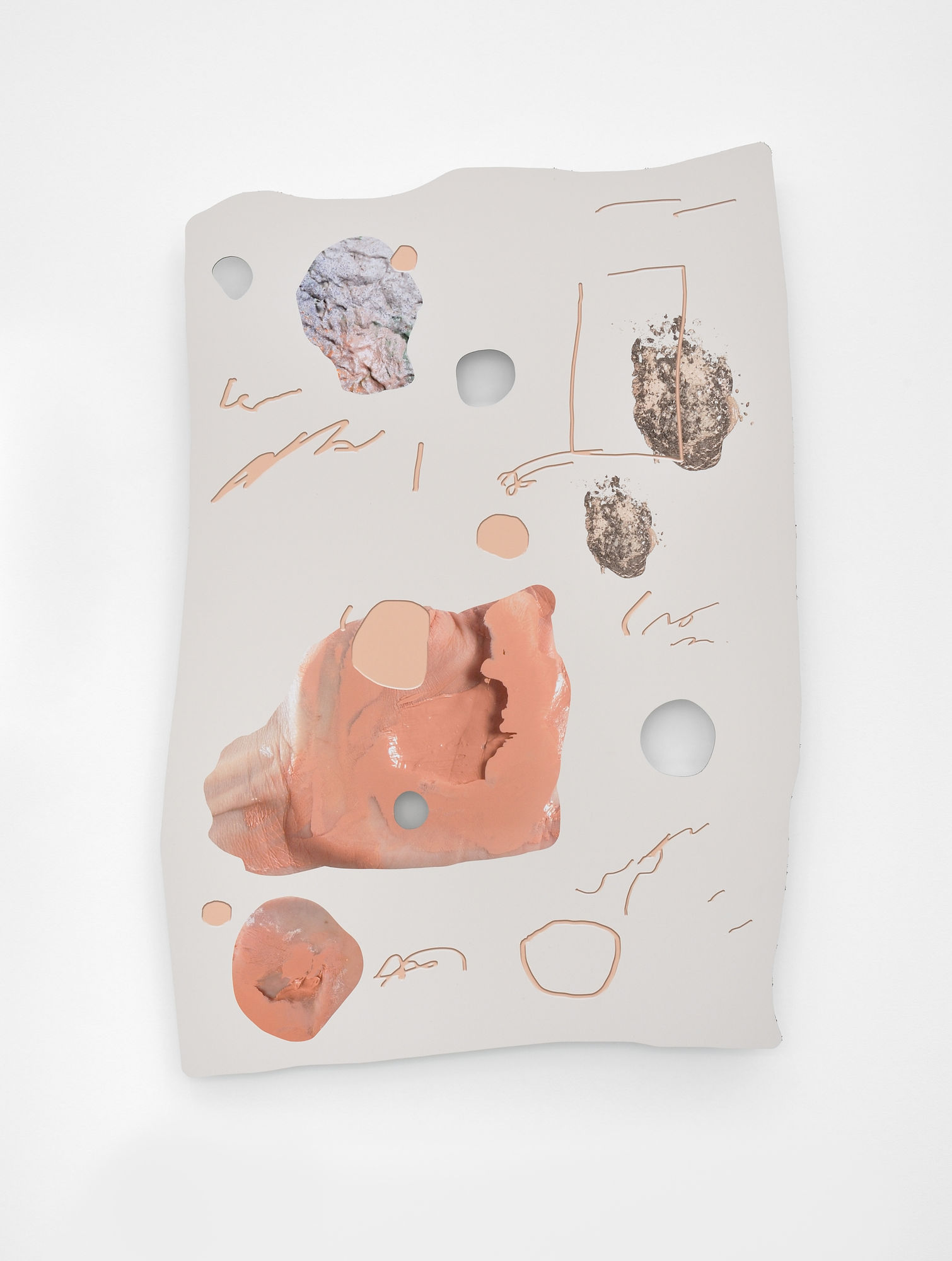 Rachel de JOODE Drawing or flowy conglomeration. Hey! II Photographie 94 x 66 x 2 cm 37 1/64 x 25 63/64 x 0 25/32 in