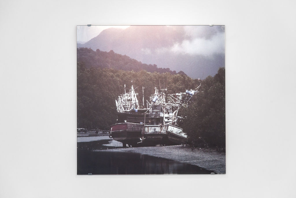 Véronique BOUDIER Les Miroirs éblouis - Landscape Transport 1 Photographie 80 x 80 cm