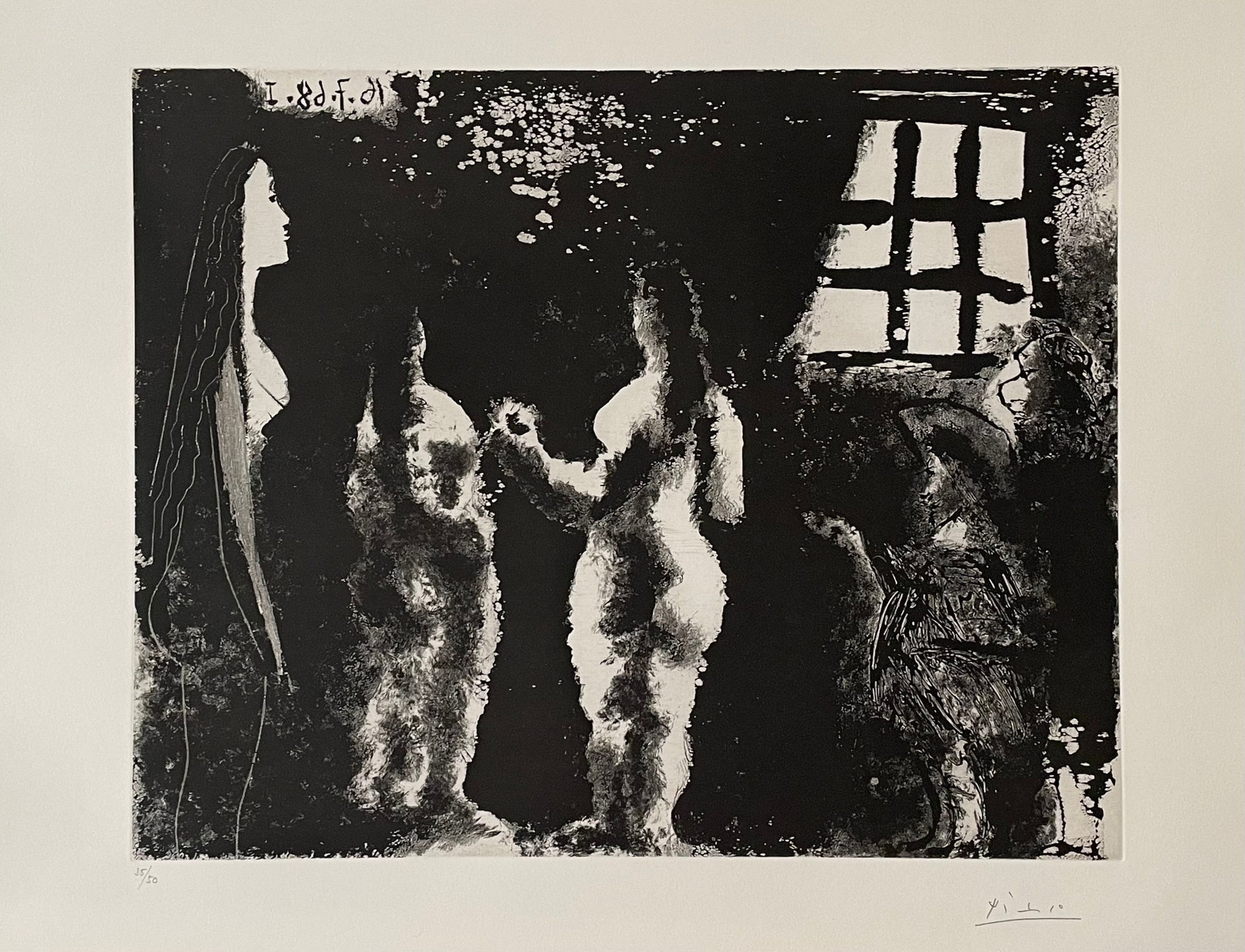 Pablo Picasso, En pensant à Goya: Femmes en prison, 1968