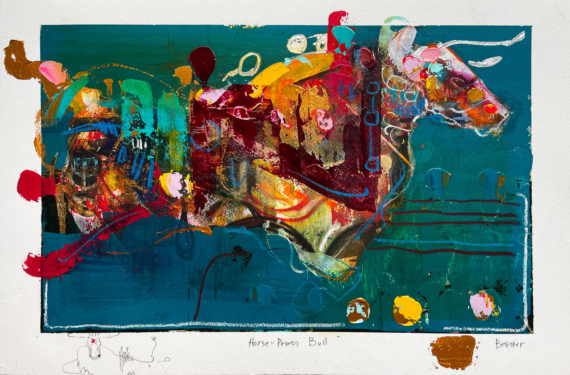 Dominic Besner, Horse-Power Bull-181, 2024