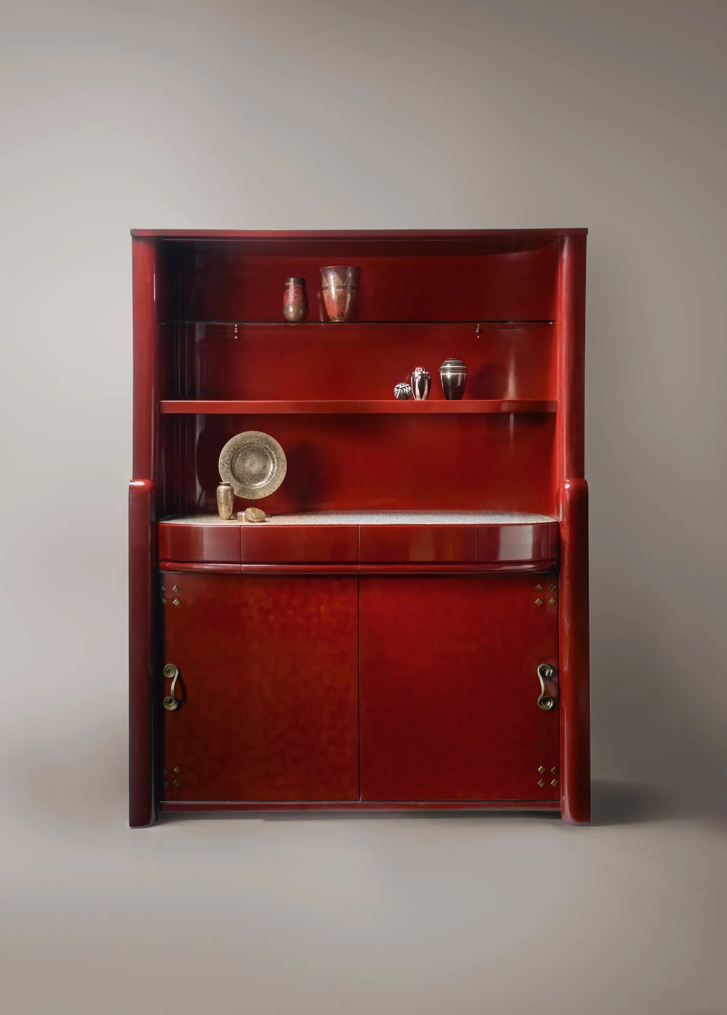 JEAN DUNAND, CABINET-BAR, c. 1935