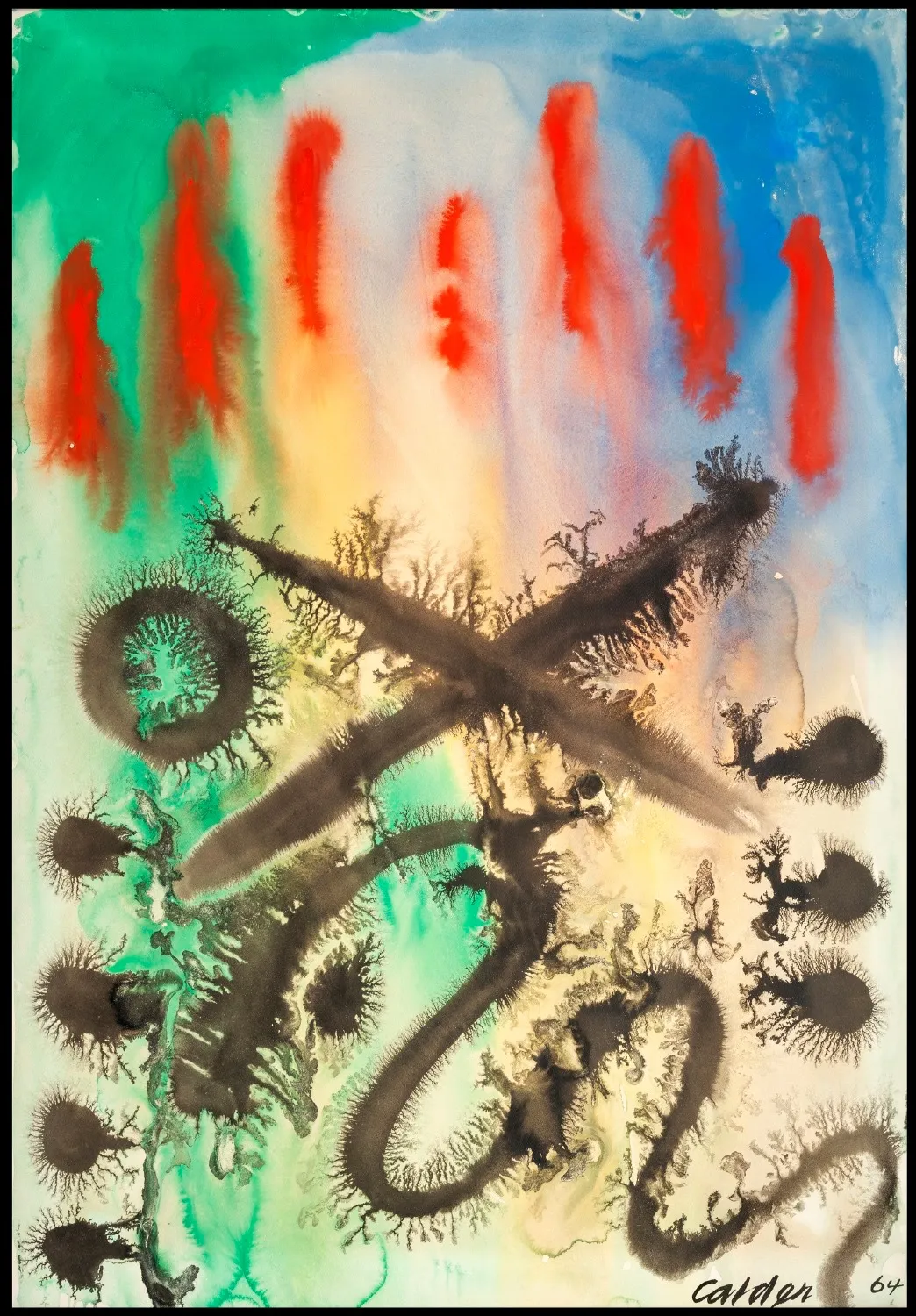 Alexander Calder, Underwater sunset, 1964