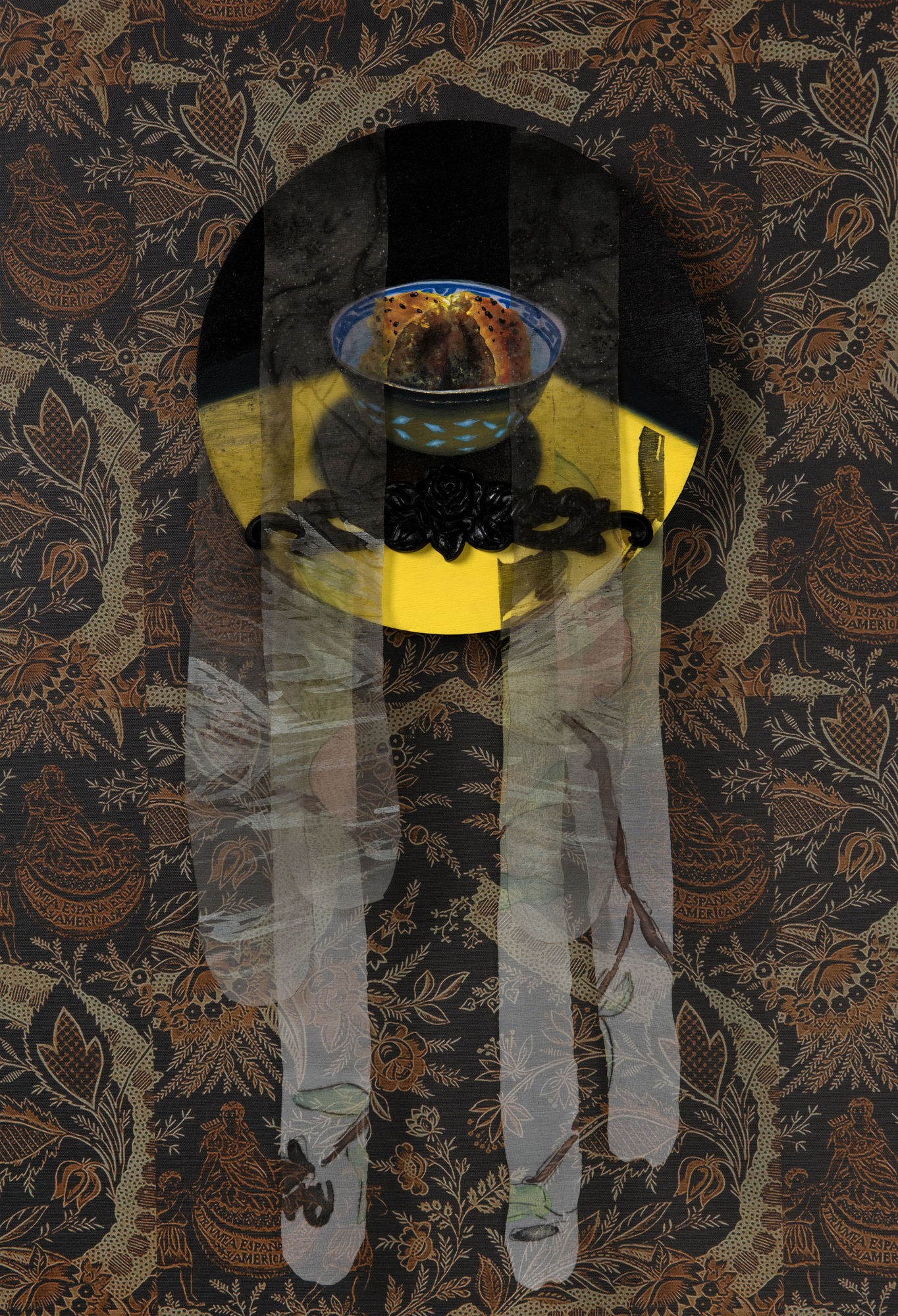 Lien Truong, Black Sesame, Orange Blossom, Sourdough Roll in Family Bowl, 2023