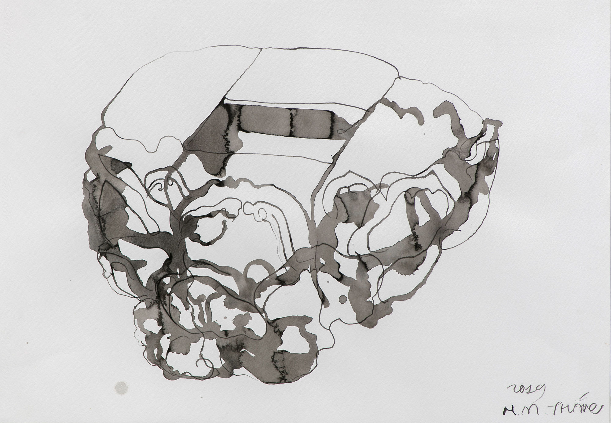 Ha Manh Thang, Lotus pedestal study #4, 2019