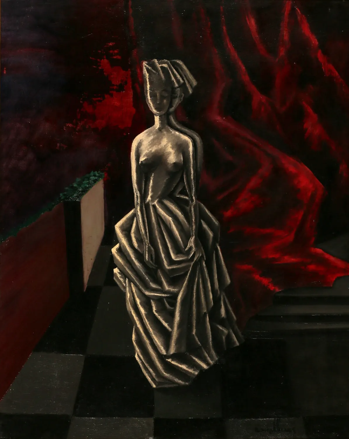 Rachel Baes, Le poumon blanc, 1956