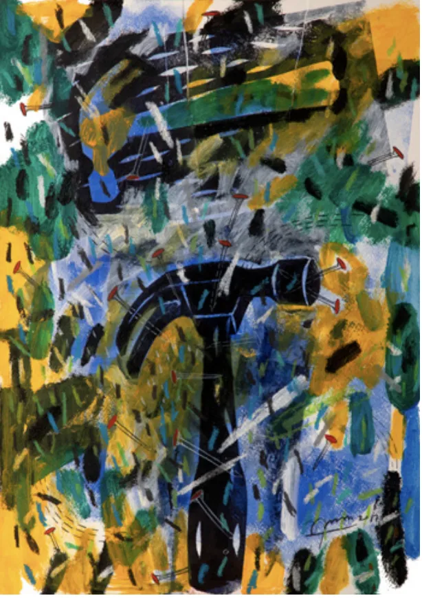 Anusha Gajaweera, Hammer and Nails XIX, 2017