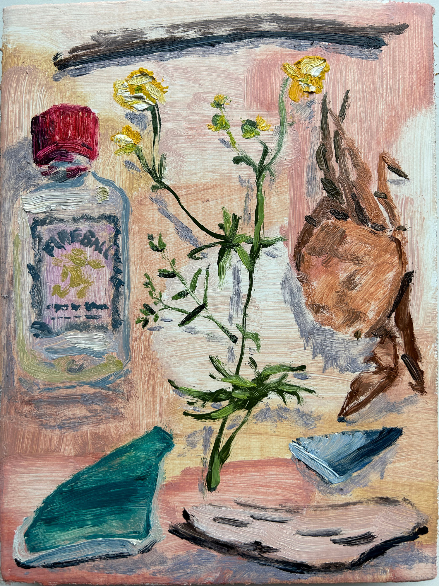 Tessa Greene O'Brien, Maine Landscape (Fireball), 2024