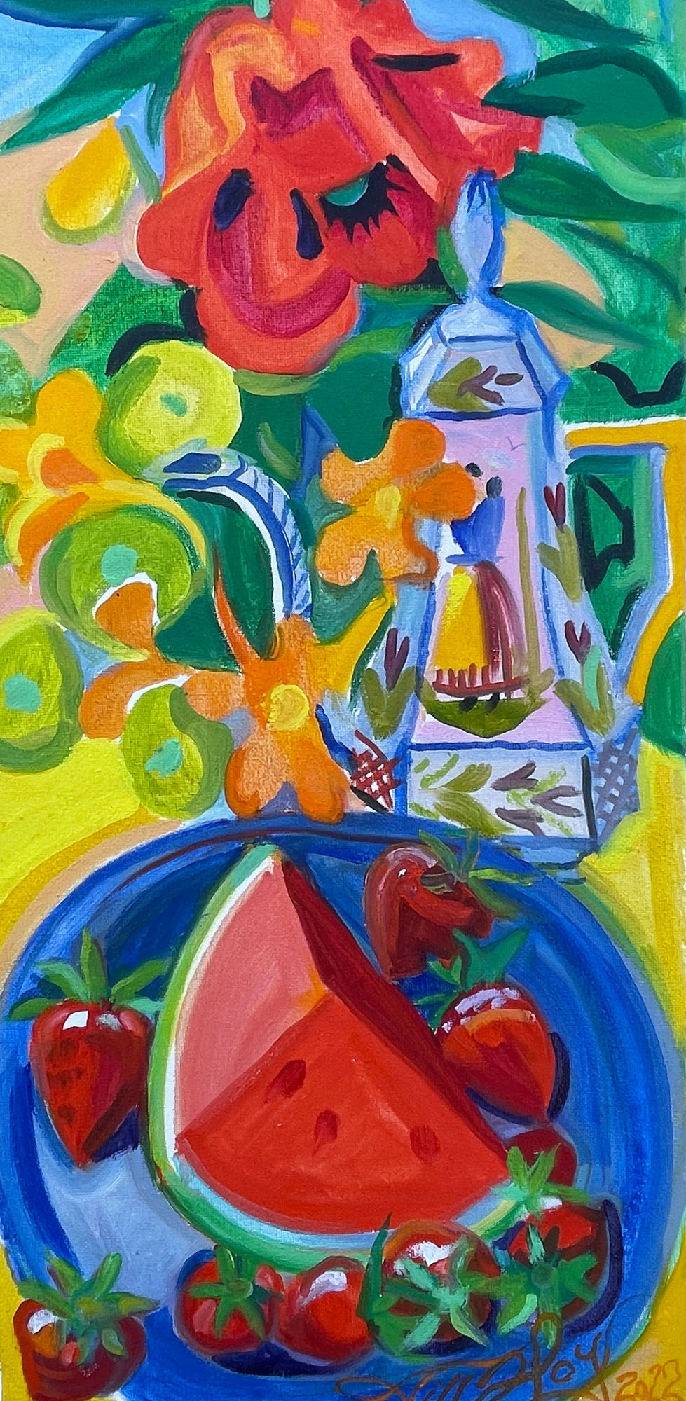 Jill Hoy, Summer Tea, 2022