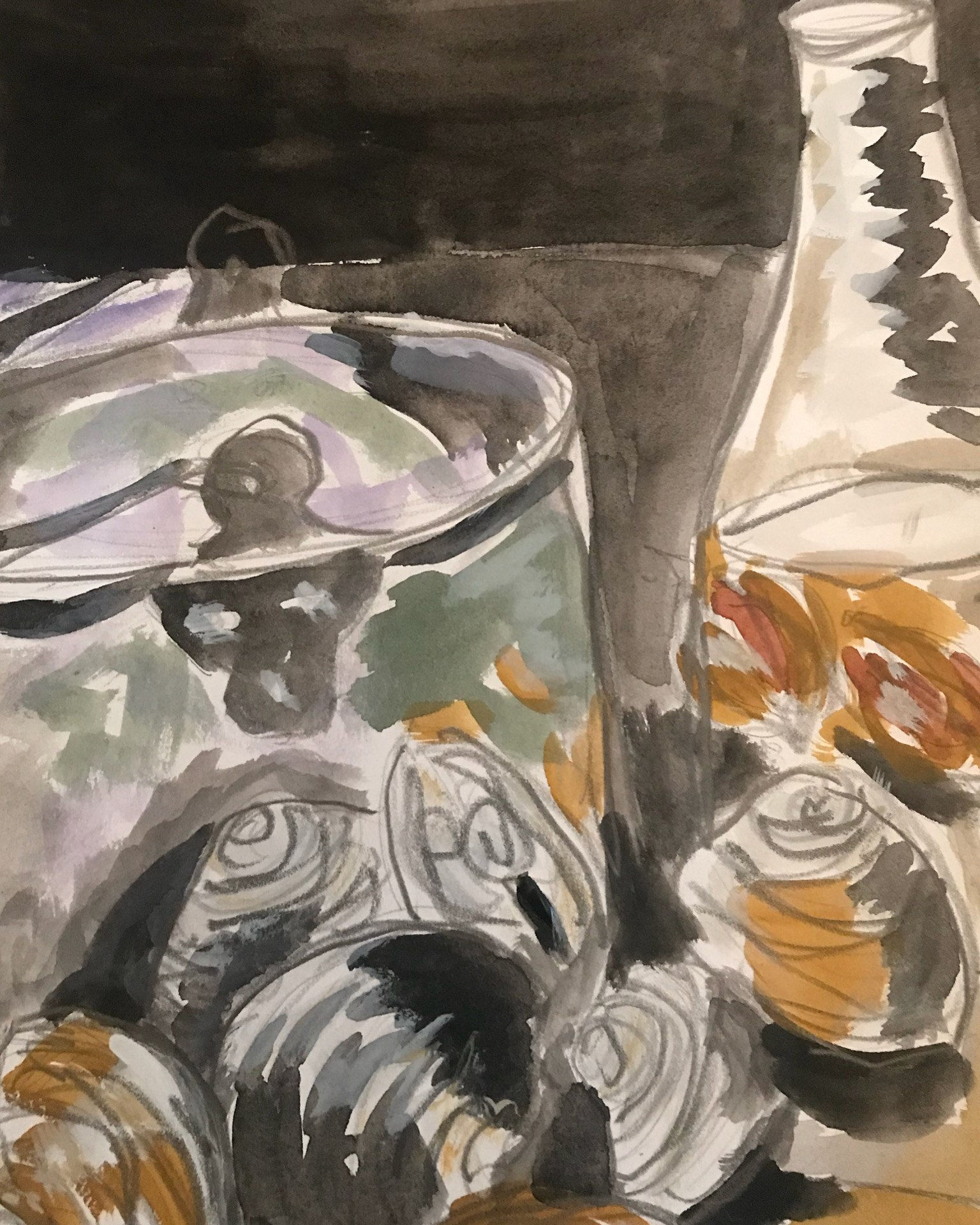 Andrew Young, Still Life, Clams, 2022