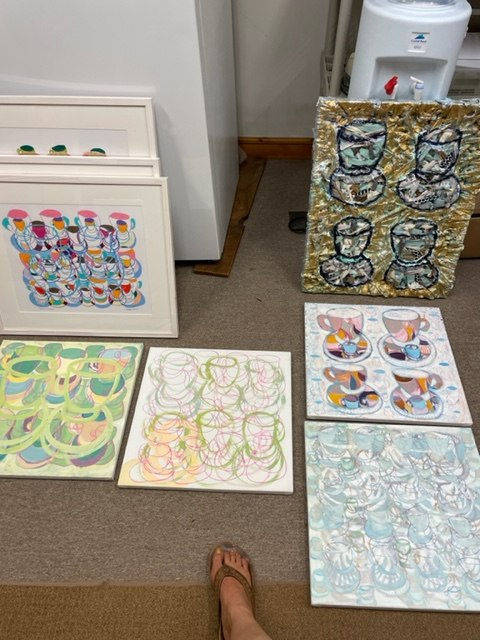 Amy Graham, Uncovered Cups, 2022