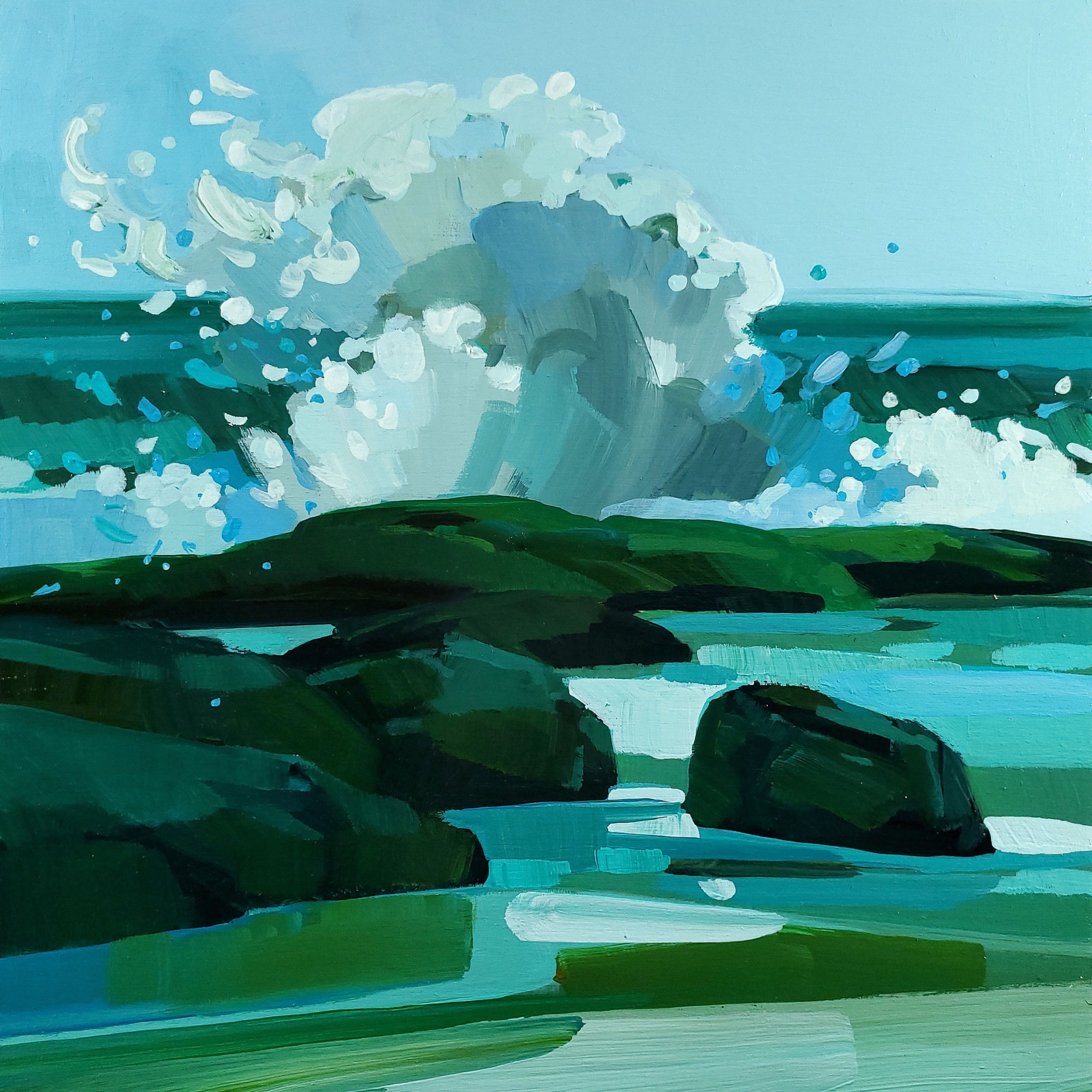 Shelley Mansel, Crashing Waves 14, 2023