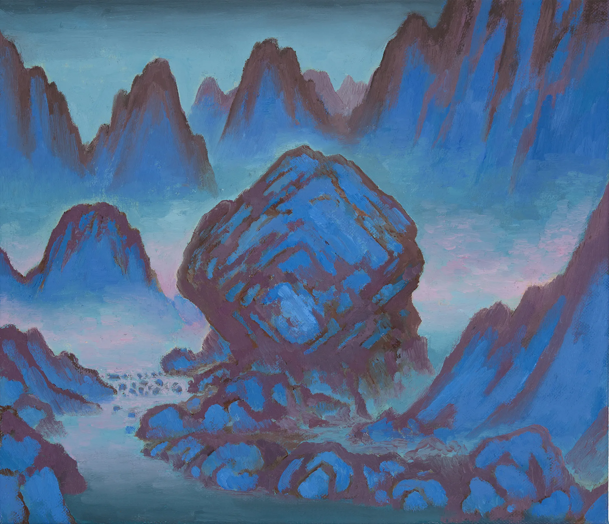 Christian Hidaka, Blue Mountain Study III, 2023