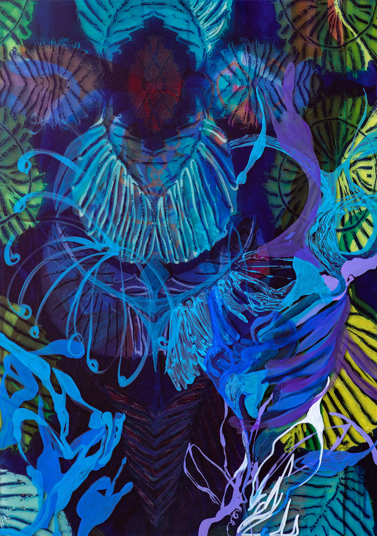 Bryony Benge-Abbott, The Colour of Transformation is Blue, 2023