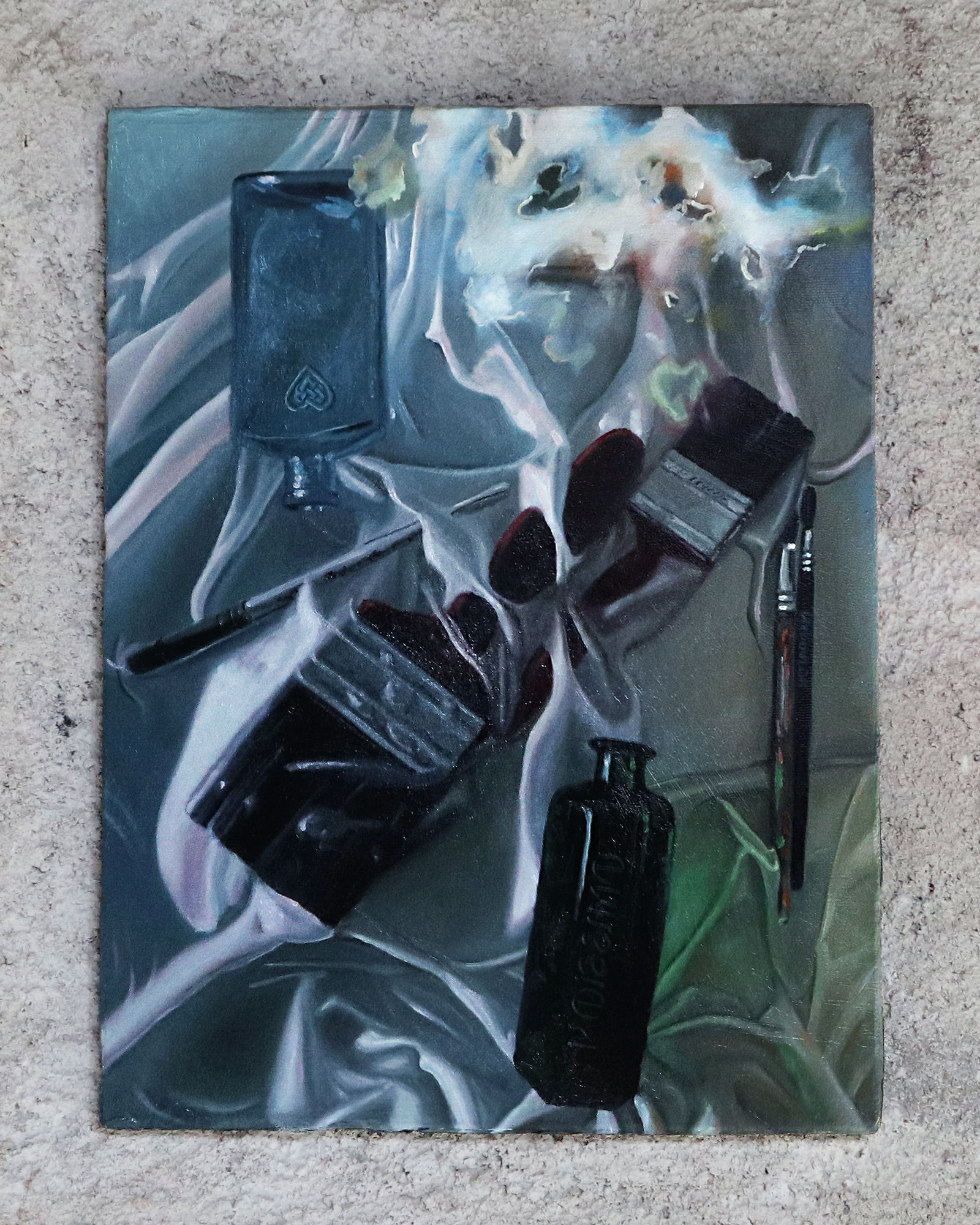 Will Maddrell, "Omission!" Laughed the Unrealistic Narrator, Veiled in Faux Silk, 2024